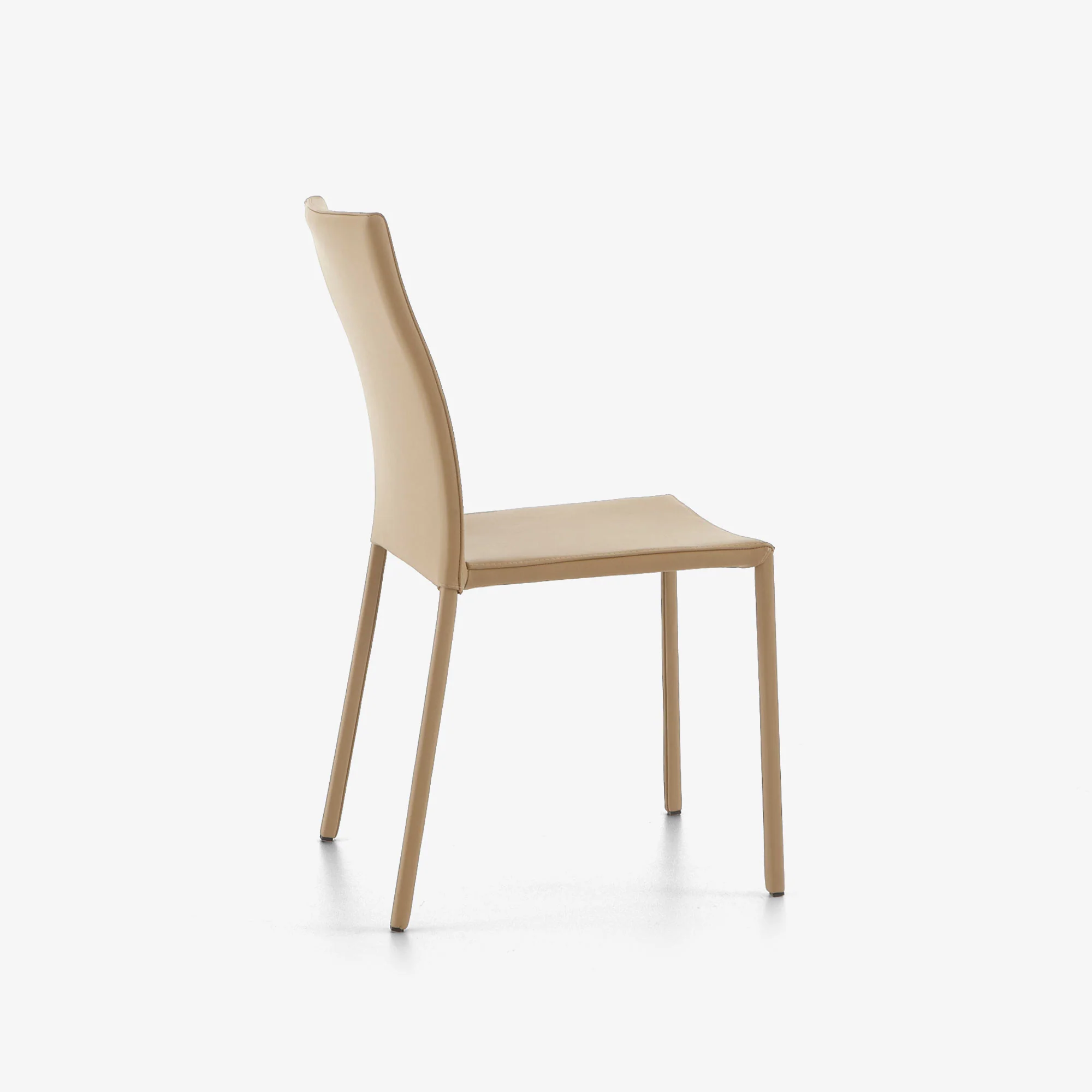 Slim Chair Chair Beige Leather