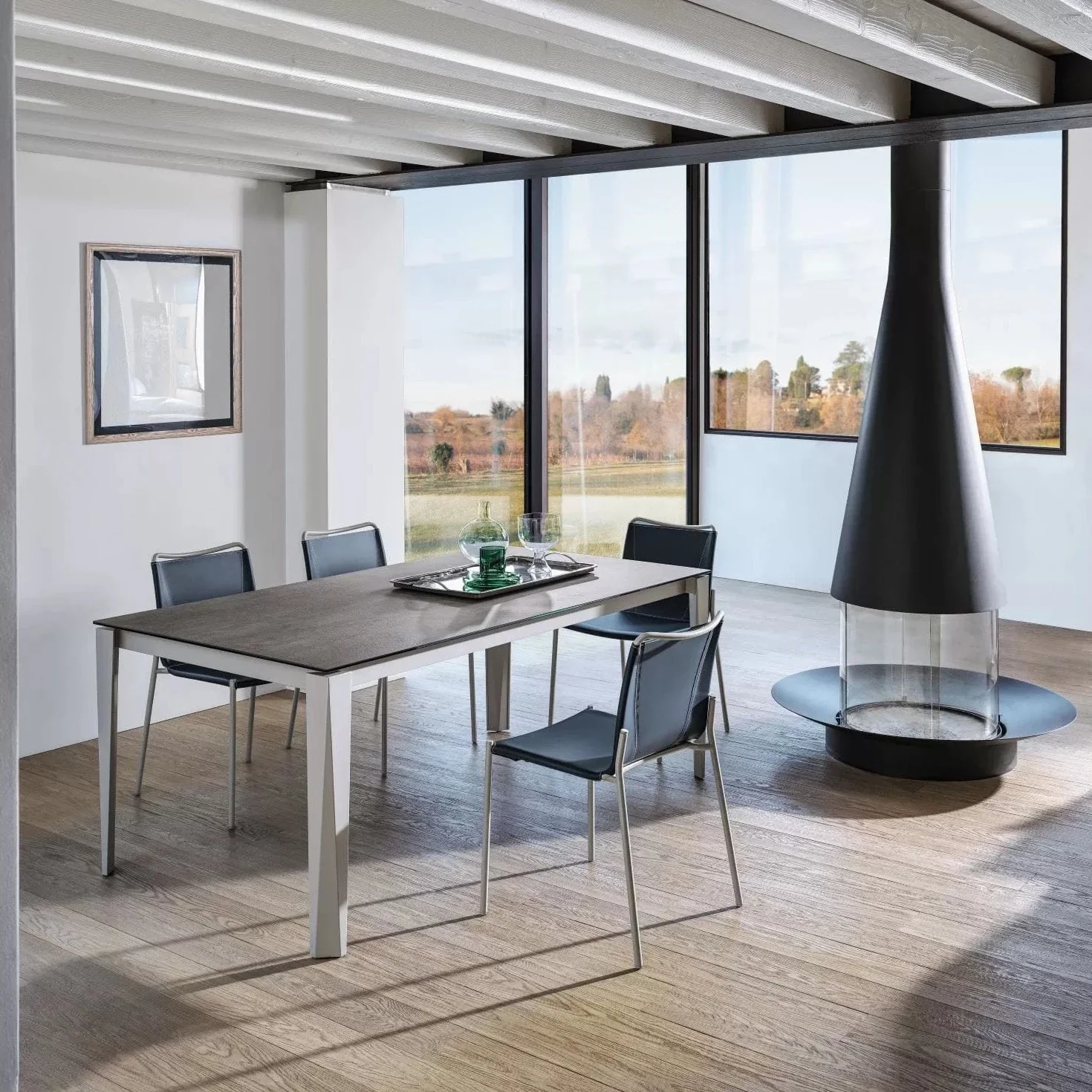 Chef Extendable Marble/Ceramic Table