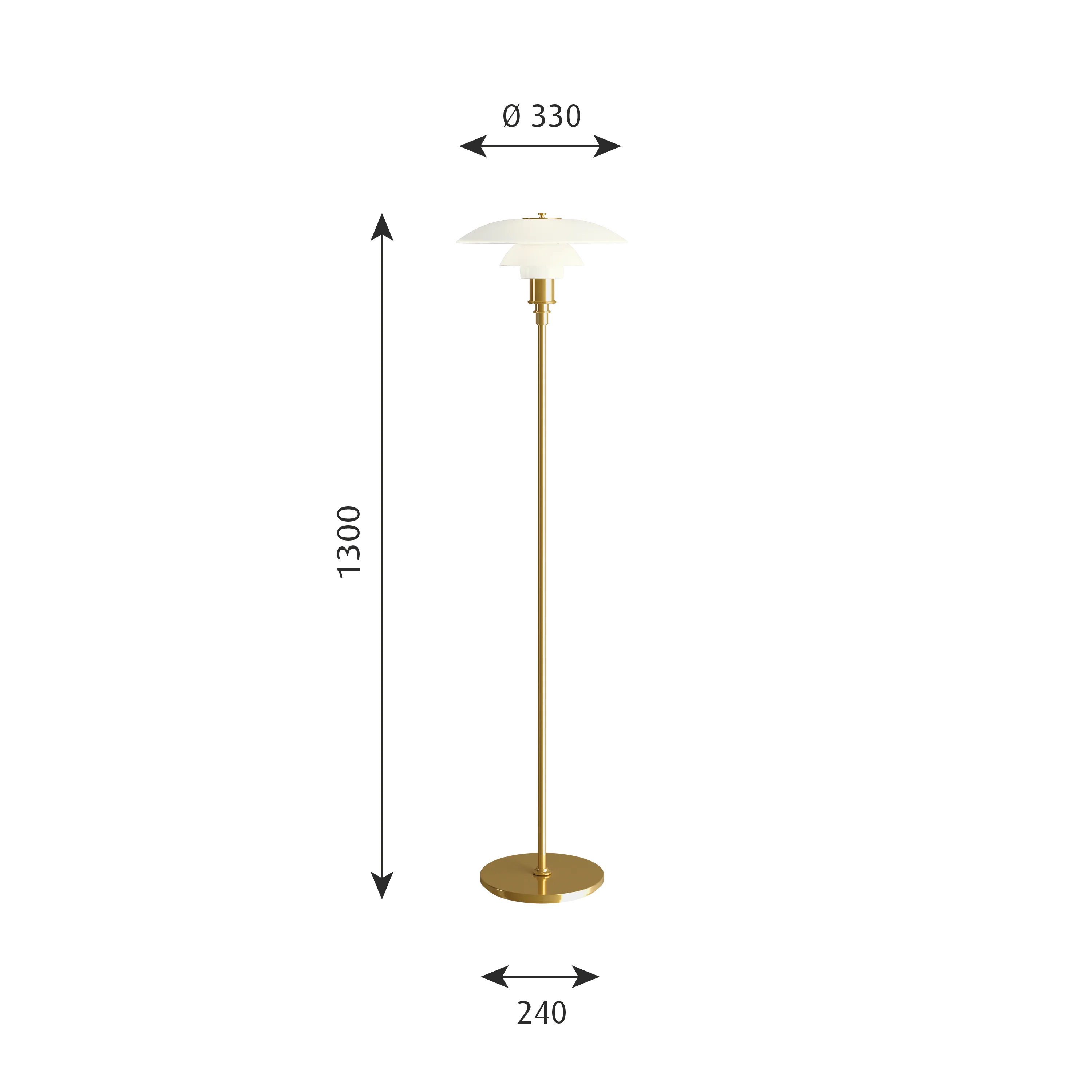 PH 3½-2½ Floor Lamp