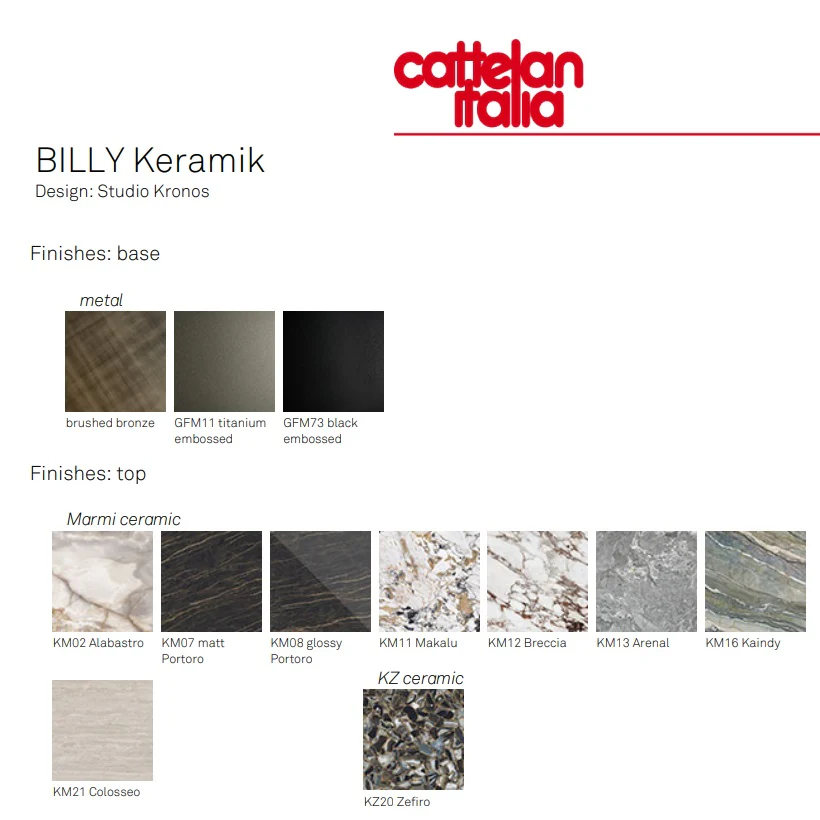 BILLY Keramik Coffee Table 100