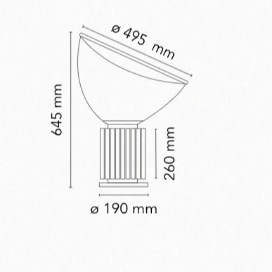 Taccia (PMMA) Table Lamps