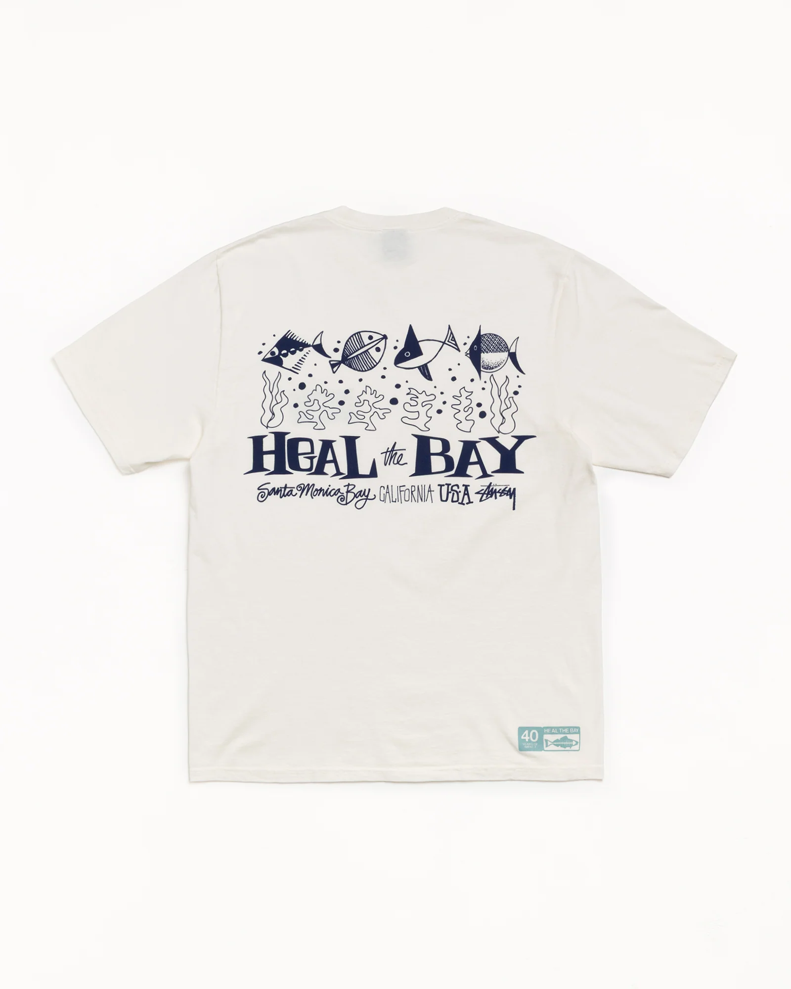 HEAL THE BAY 40 TEE PIGMENT DYED