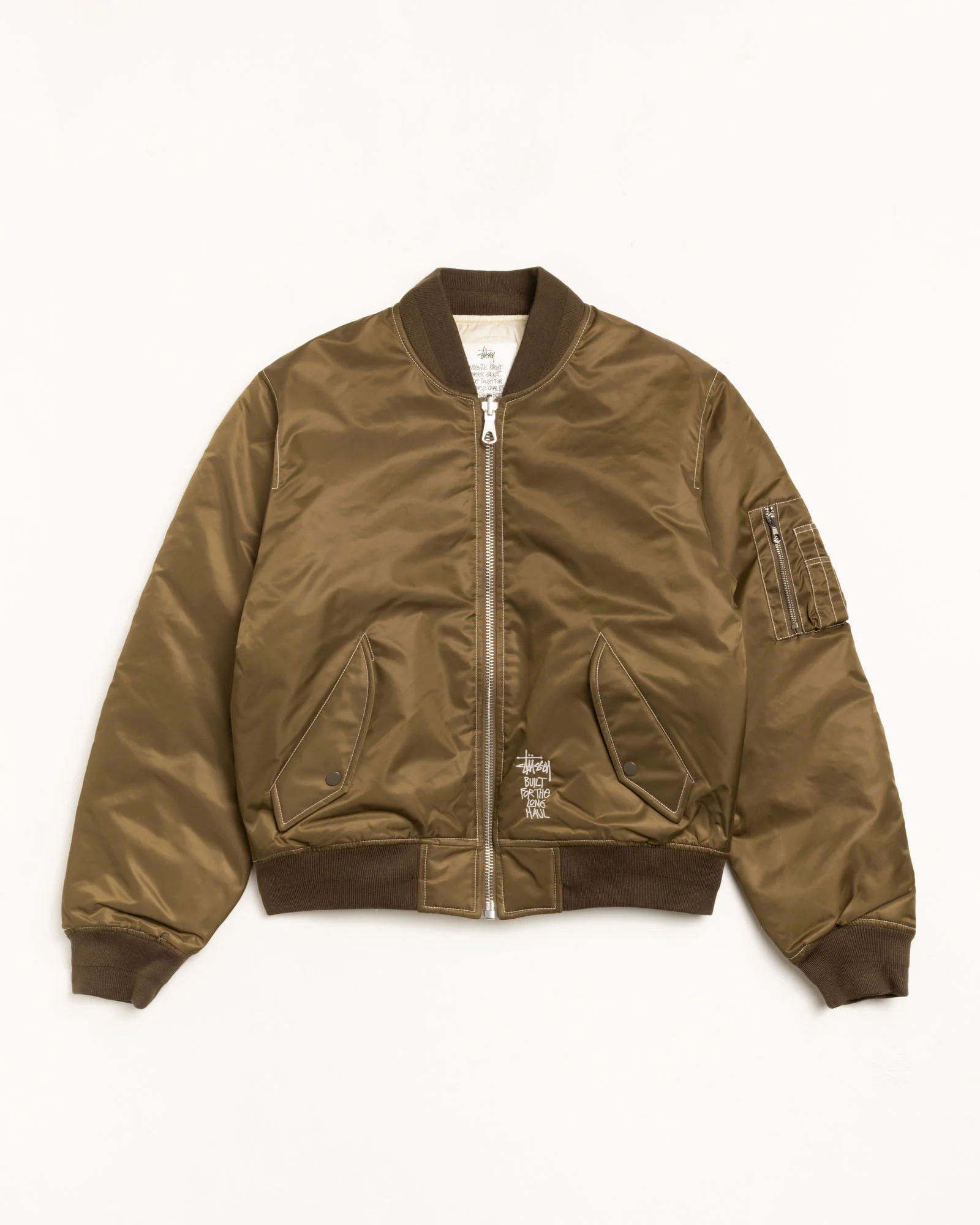 BUILT REVERSIBLE BOMBER JACKET