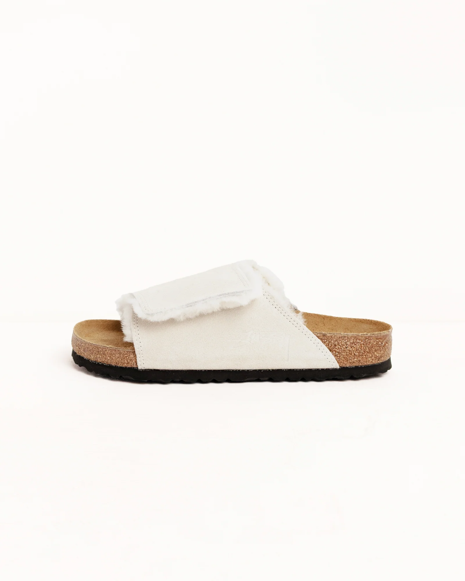 STÜSSY & BIRKENSTOCK SOLANA SHEARLING SLIDE