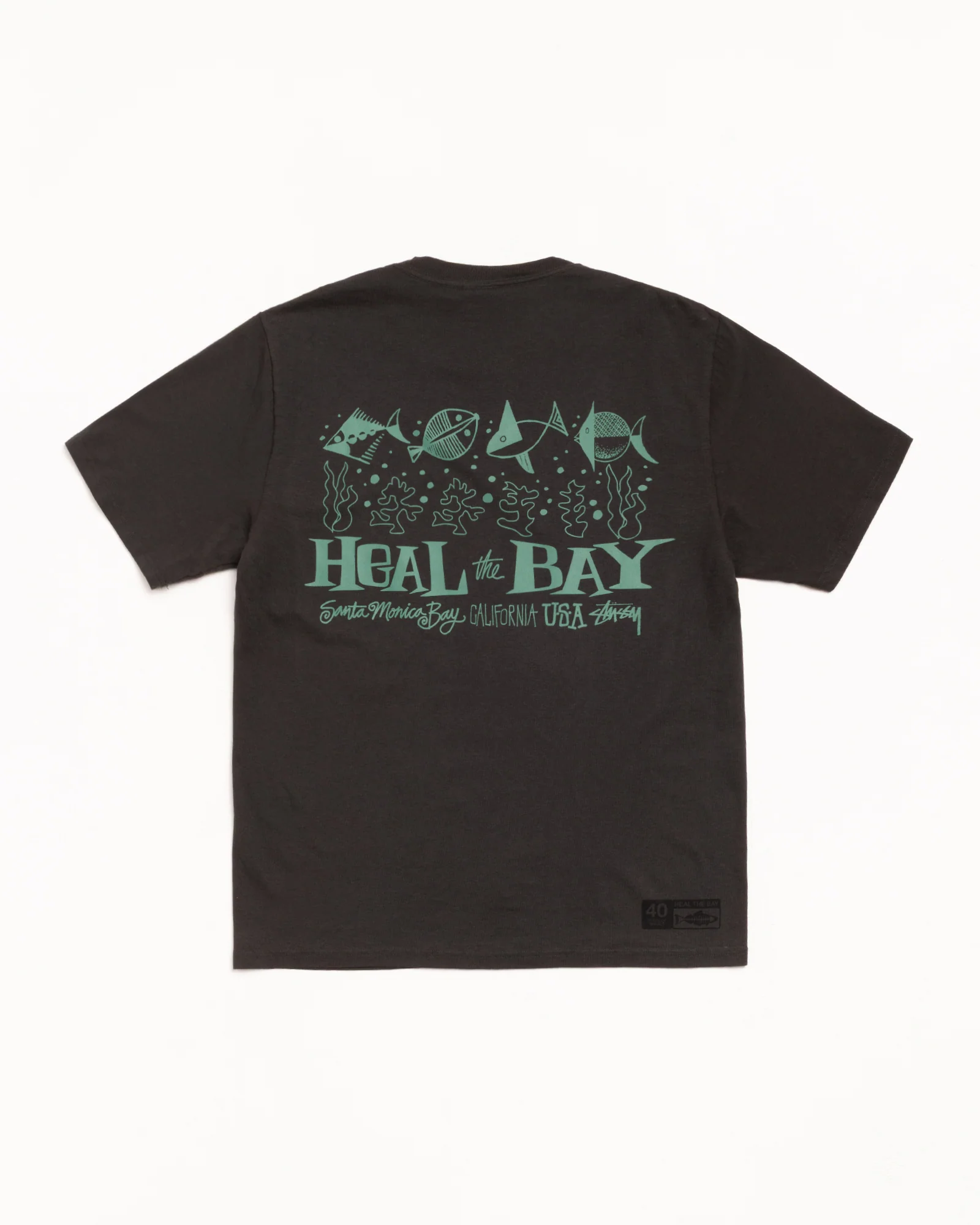 HEAL THE BAY 40 TEE PIGMENT DYED