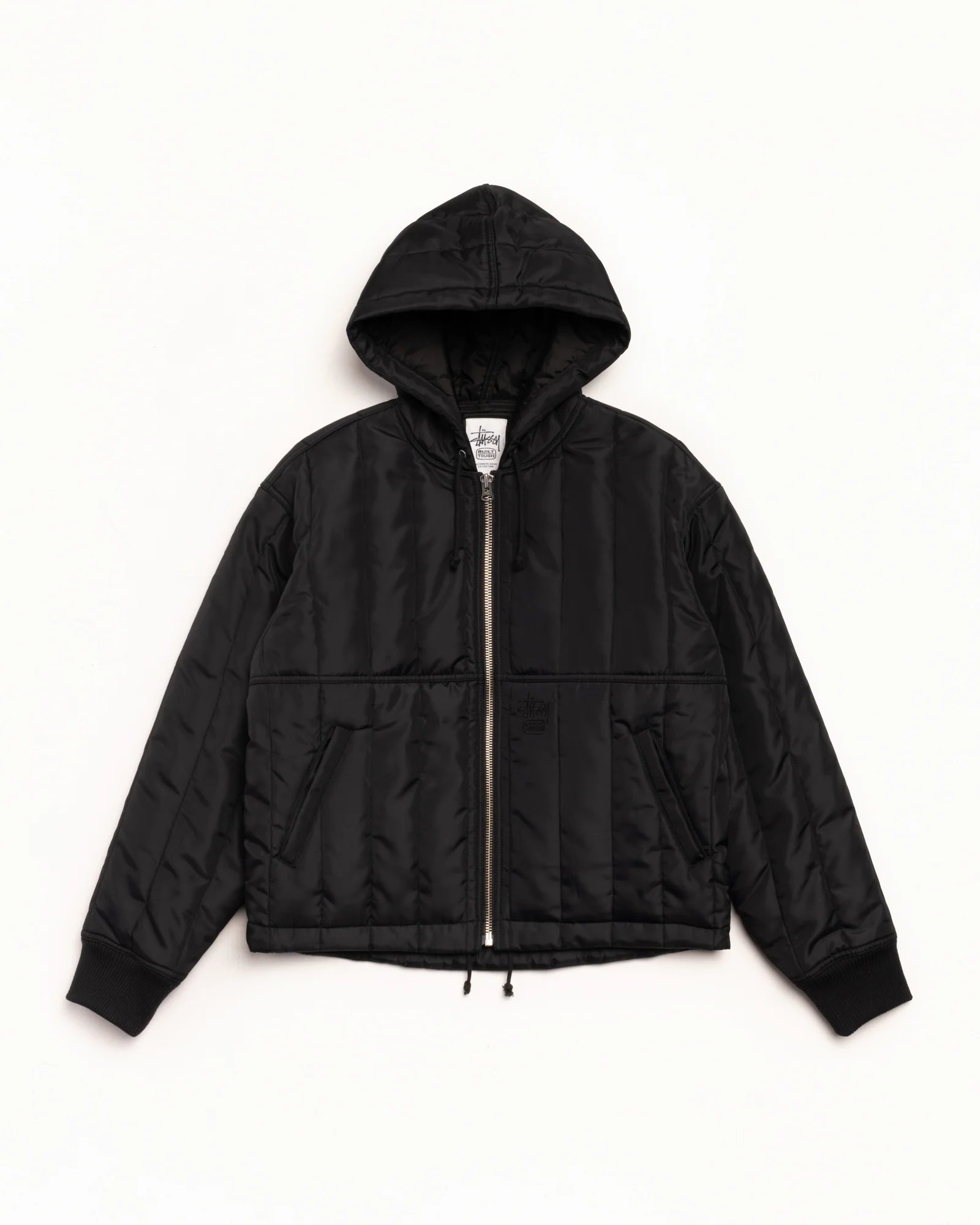 QUILTED NYLON WORK JACKET