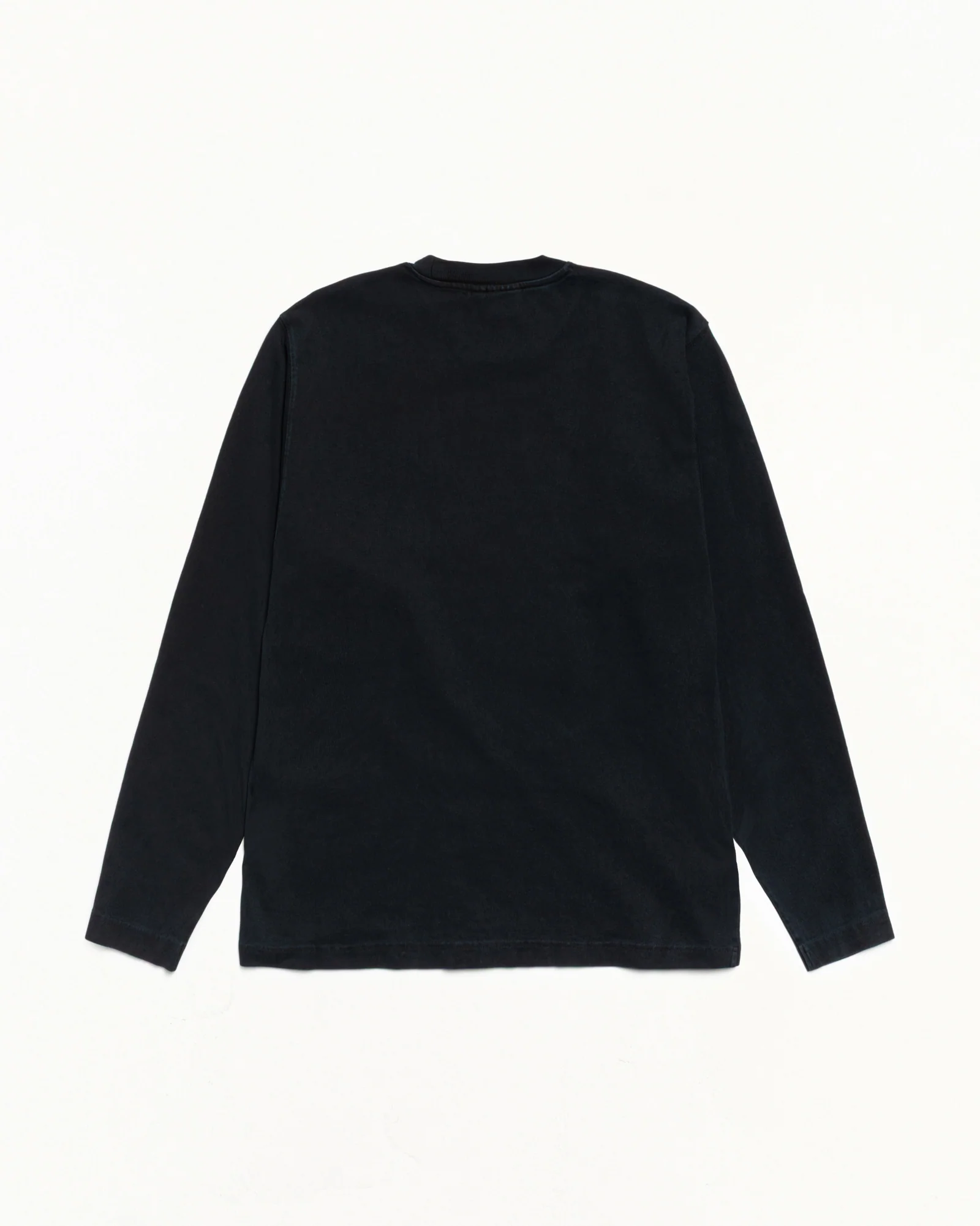 DYED LS MOCK NECK TEE