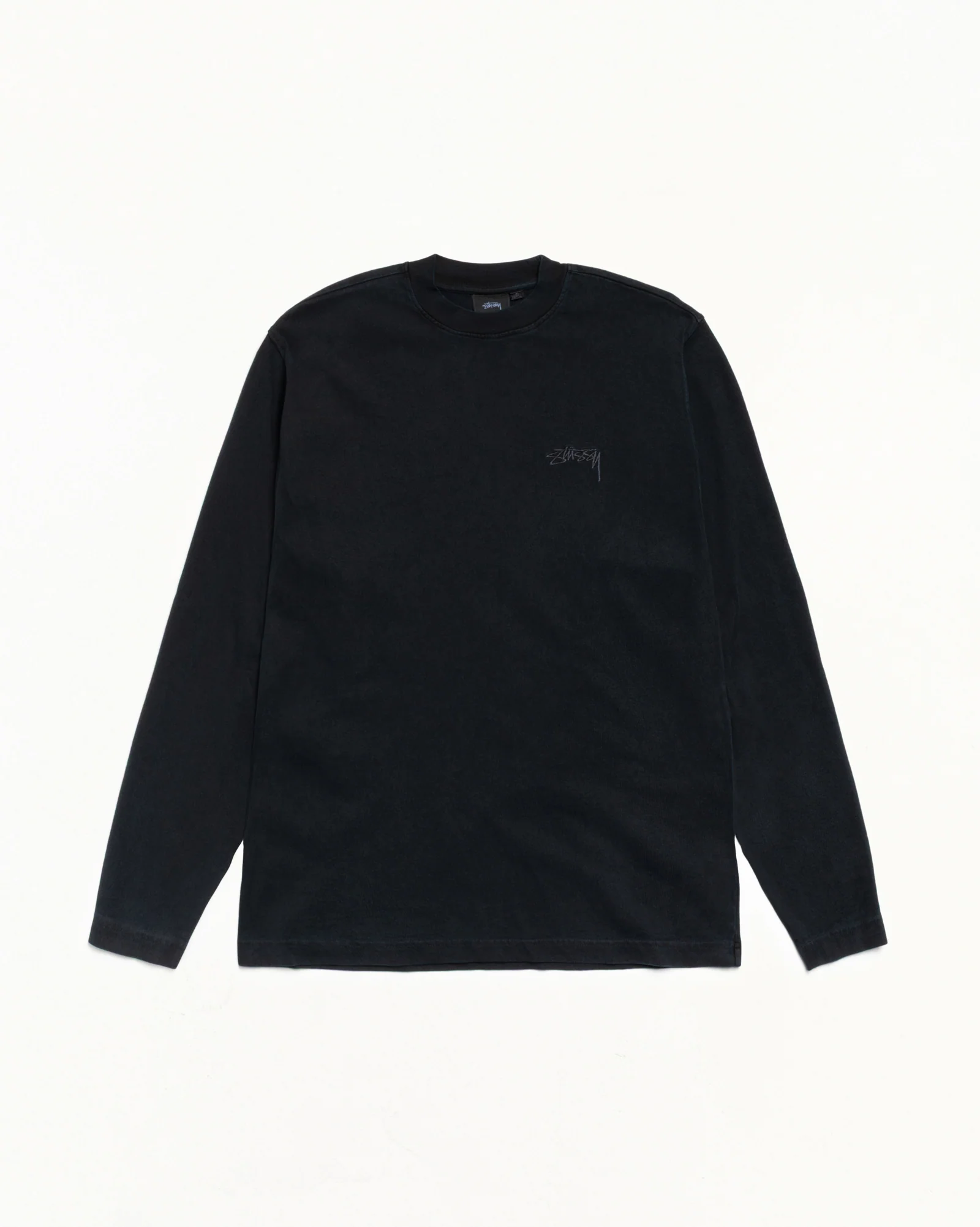 DYED LS MOCK NECK TEE
