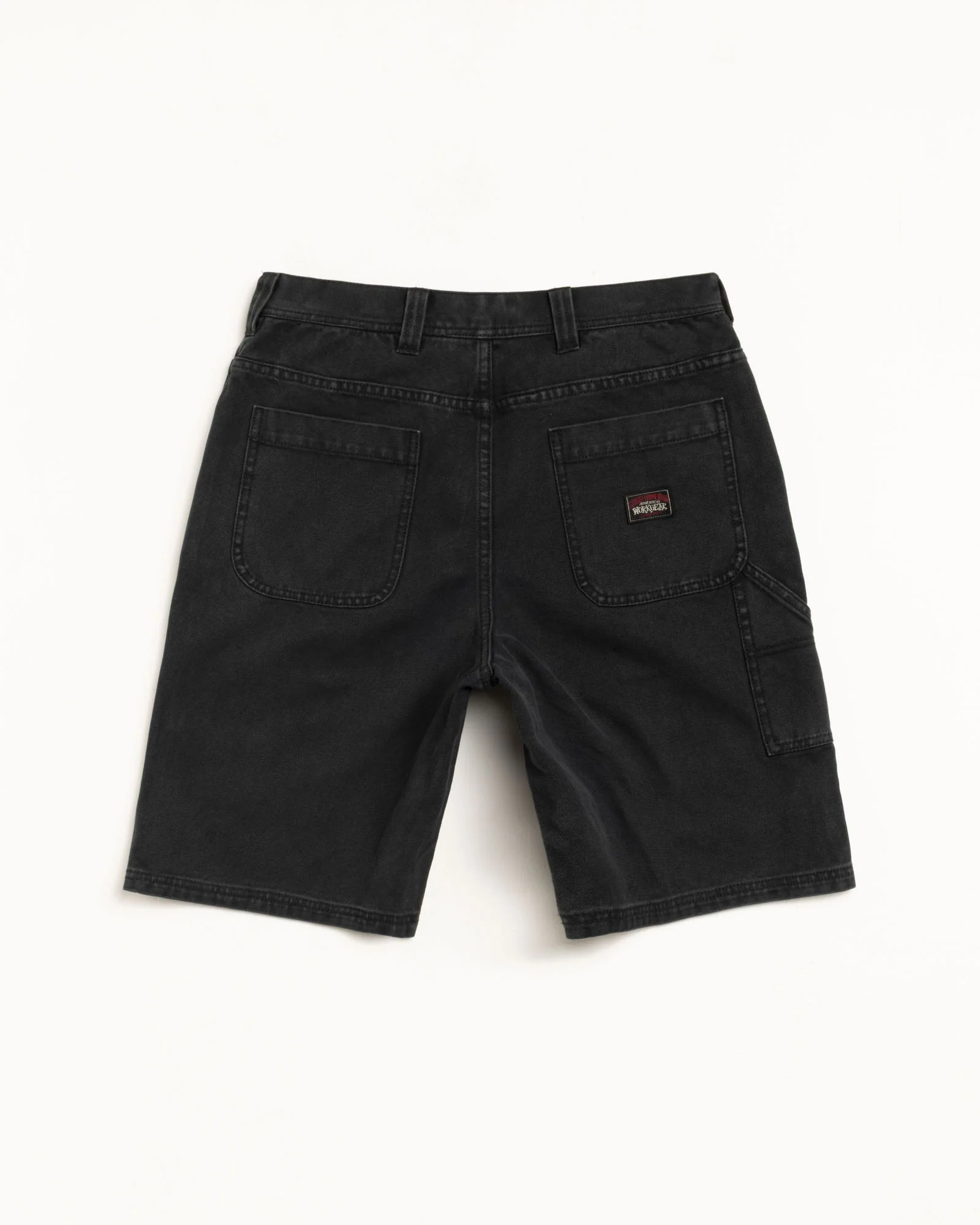 WASHED CANVAS WORK SHORT