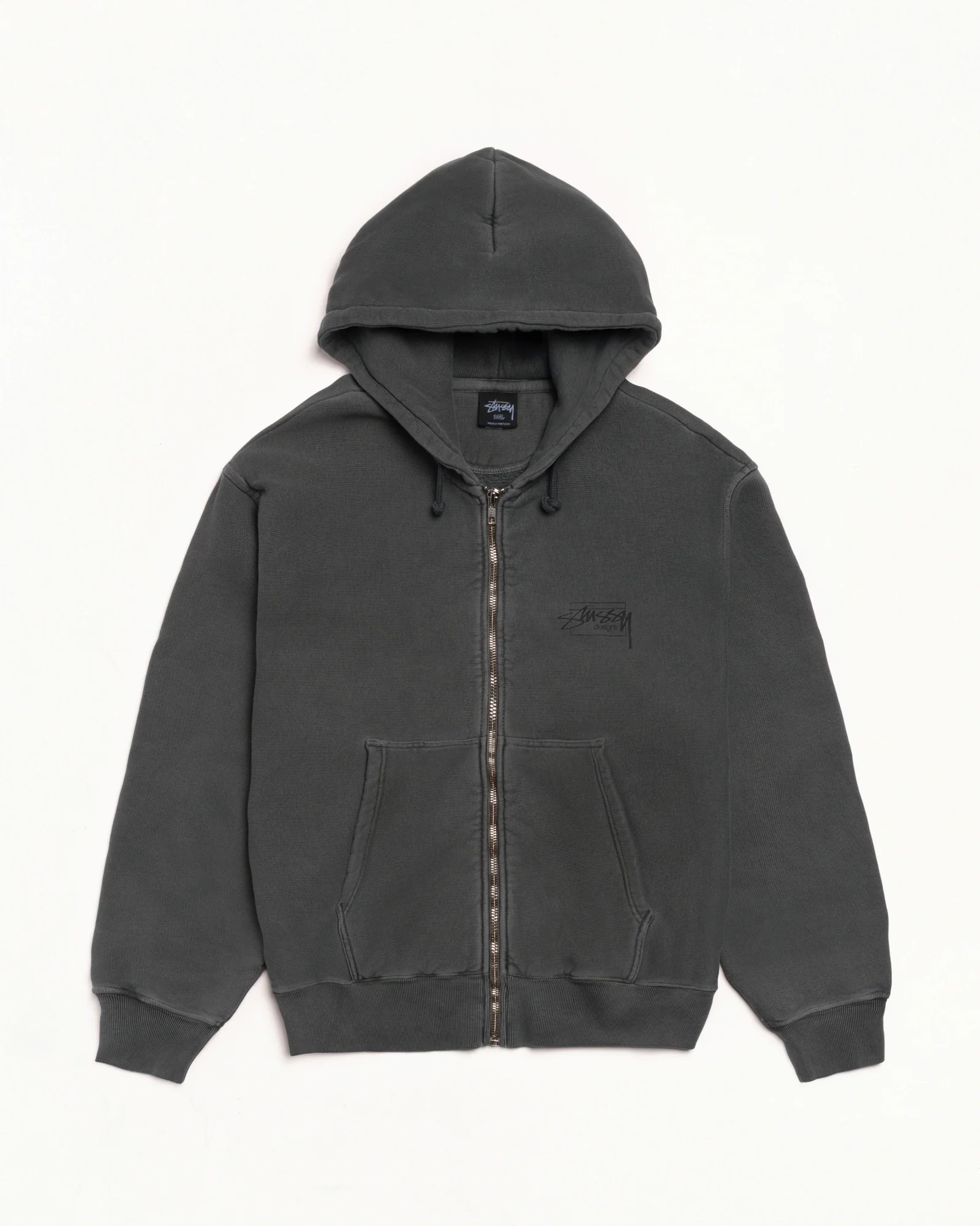 MODERN AGE ZIP HOODIE PIGMENT DYED