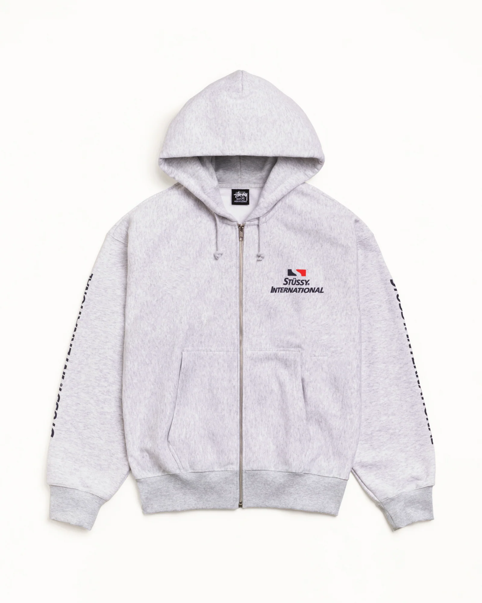 STÜSSY INTERNATIONAL ZIP HOODIE