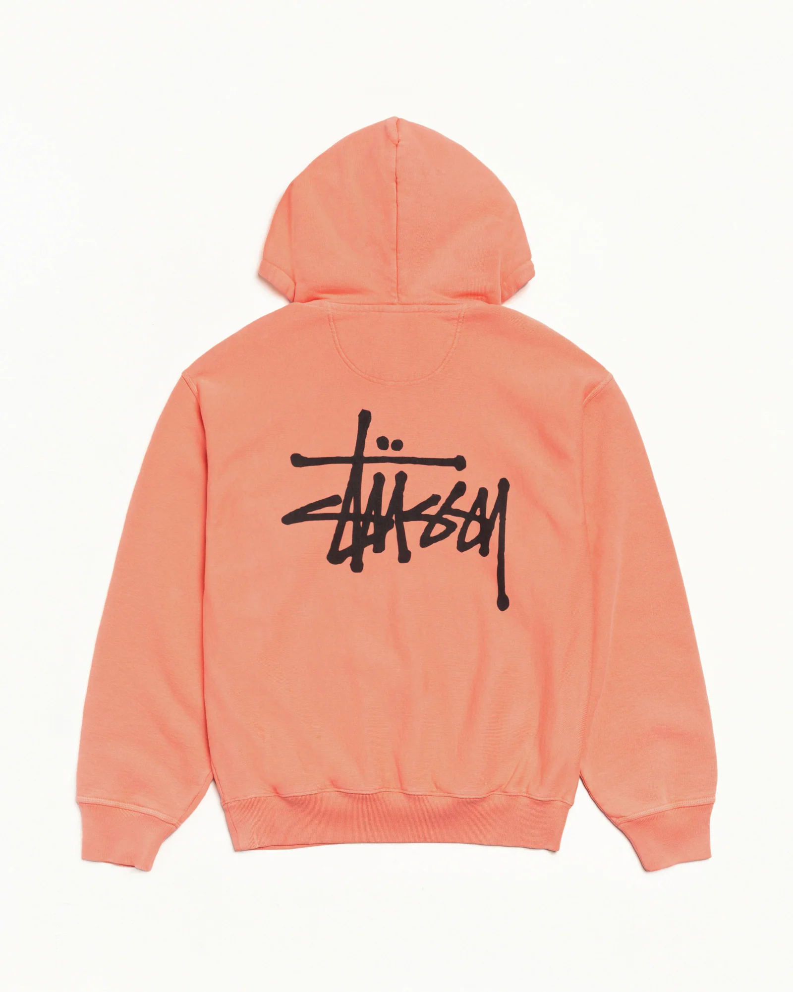 BASIC STÜSSY ZIP HOODIE PIGMENT DYED