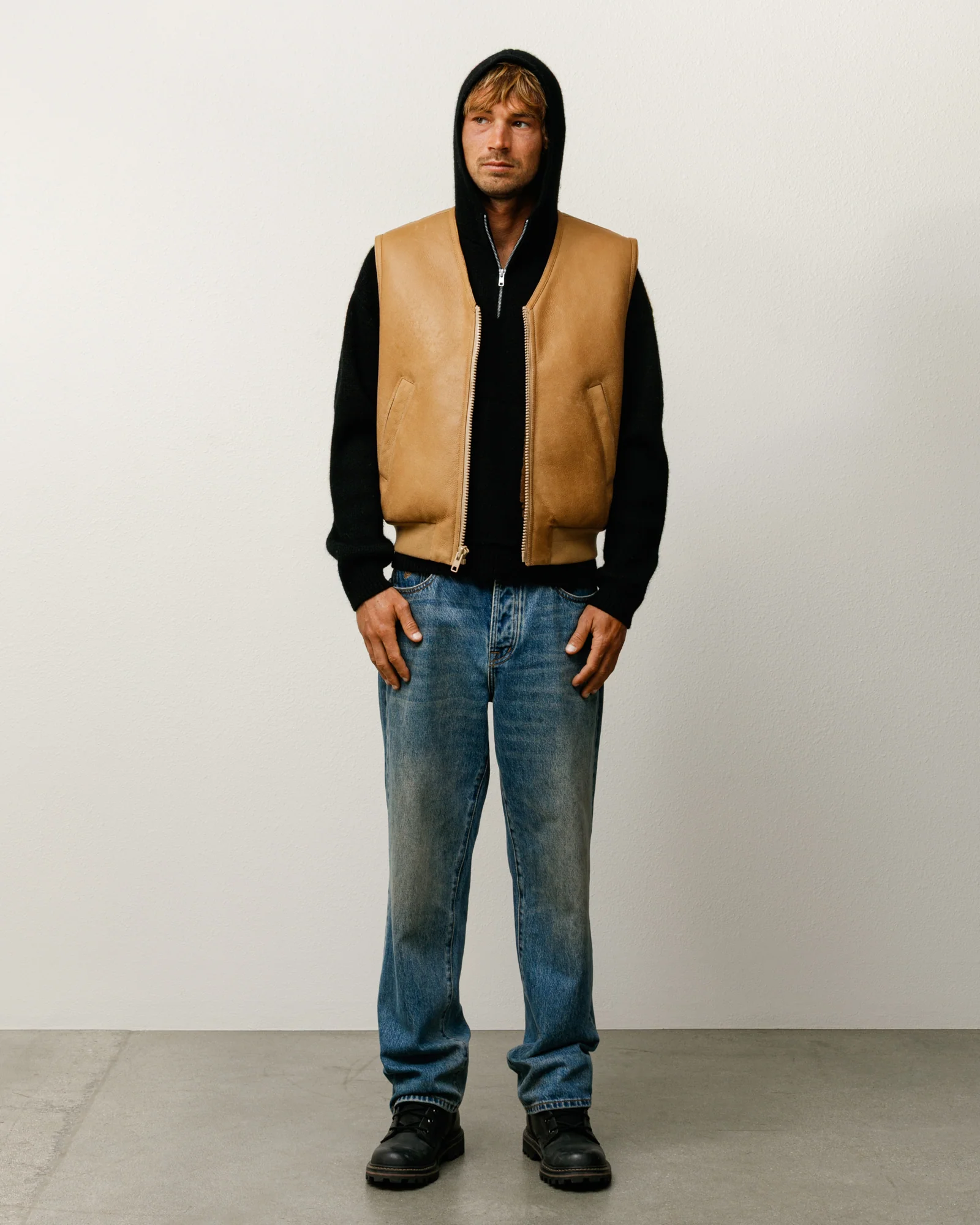 SHEARLING VEST