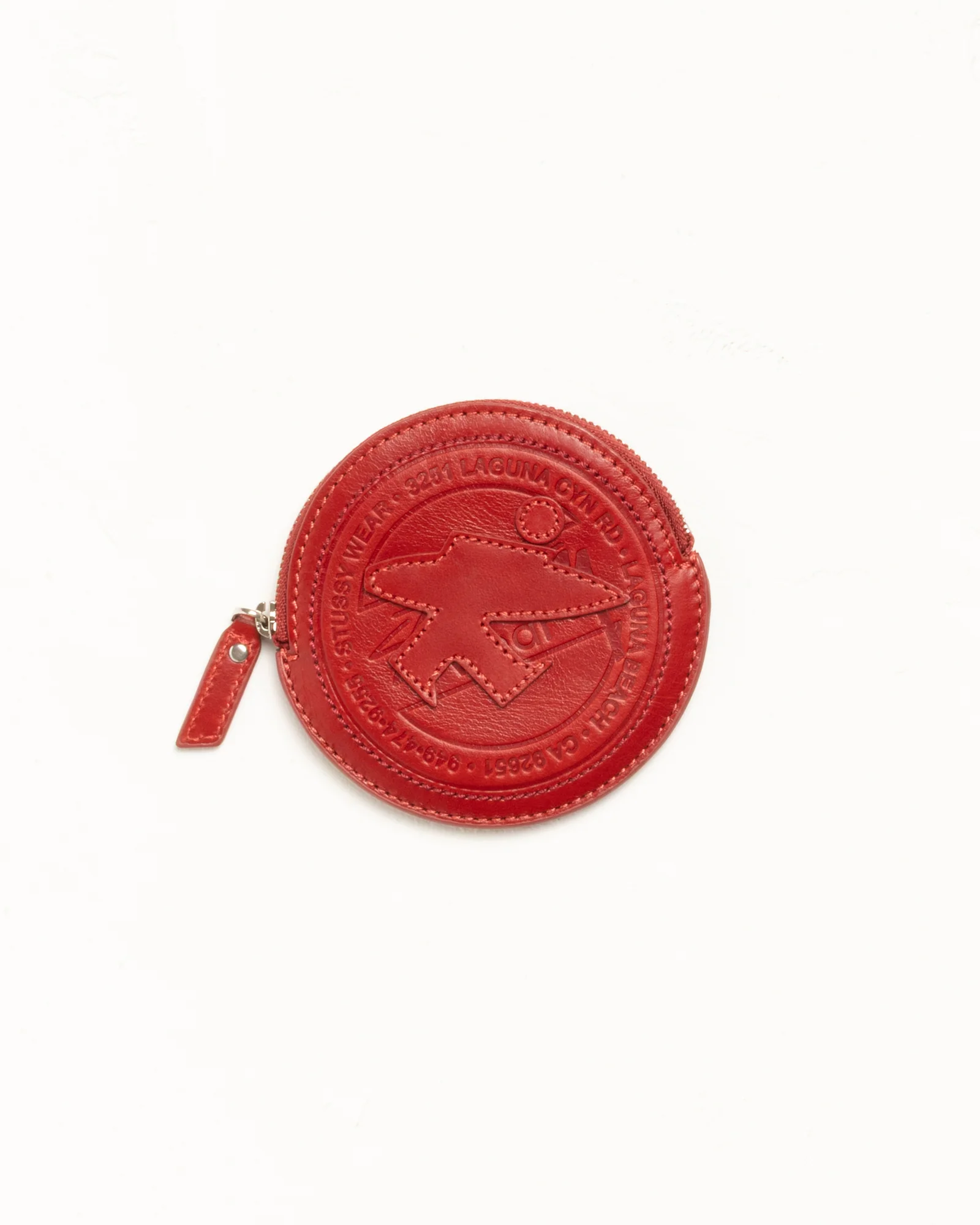 SURF DOT LEATHER POUCH