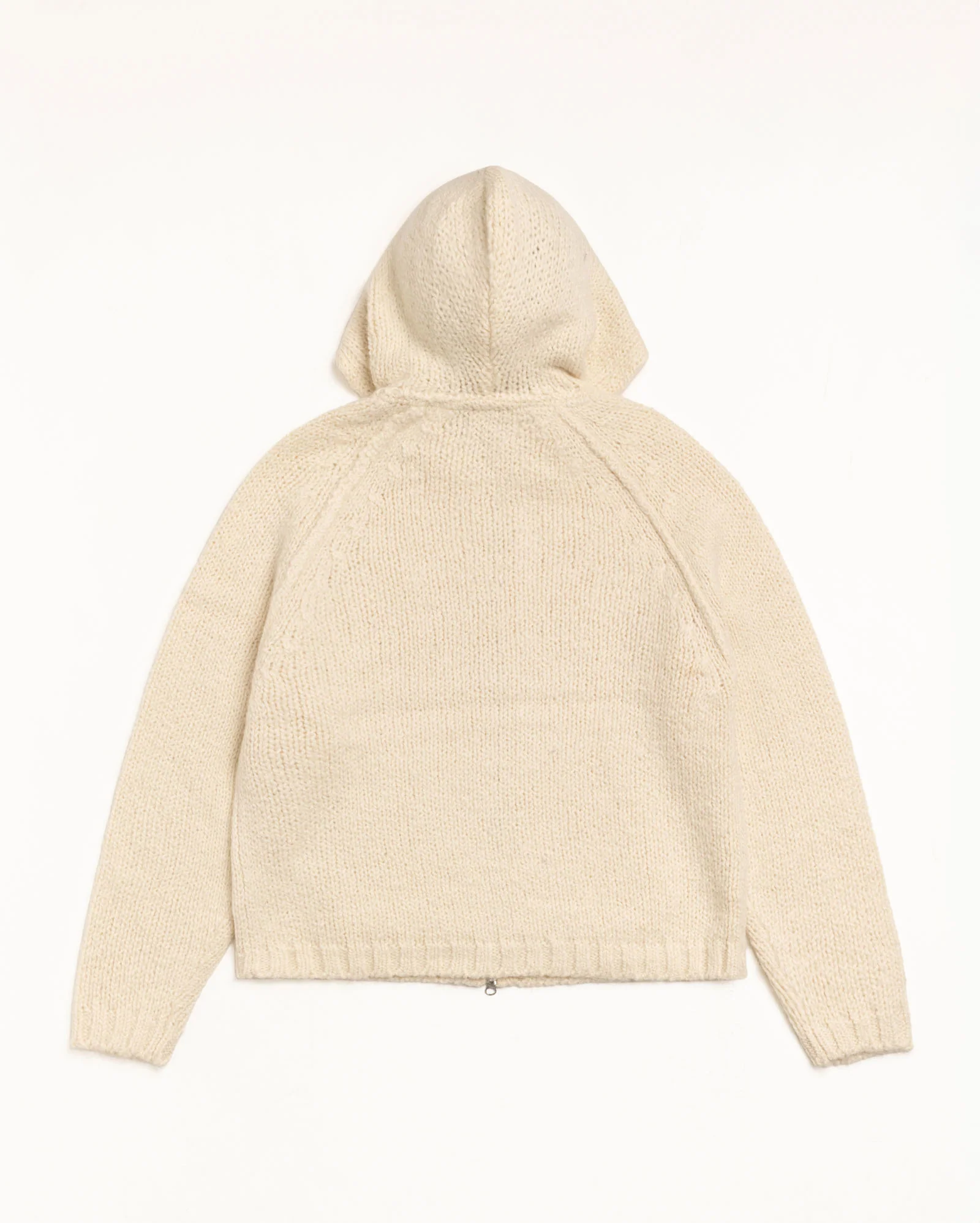 CHUNKY KNIT ZIP HOODIE