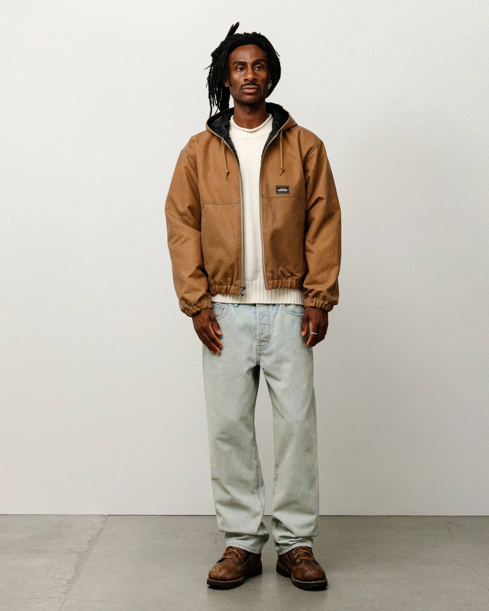 WAXED COTTON WORK JACKET