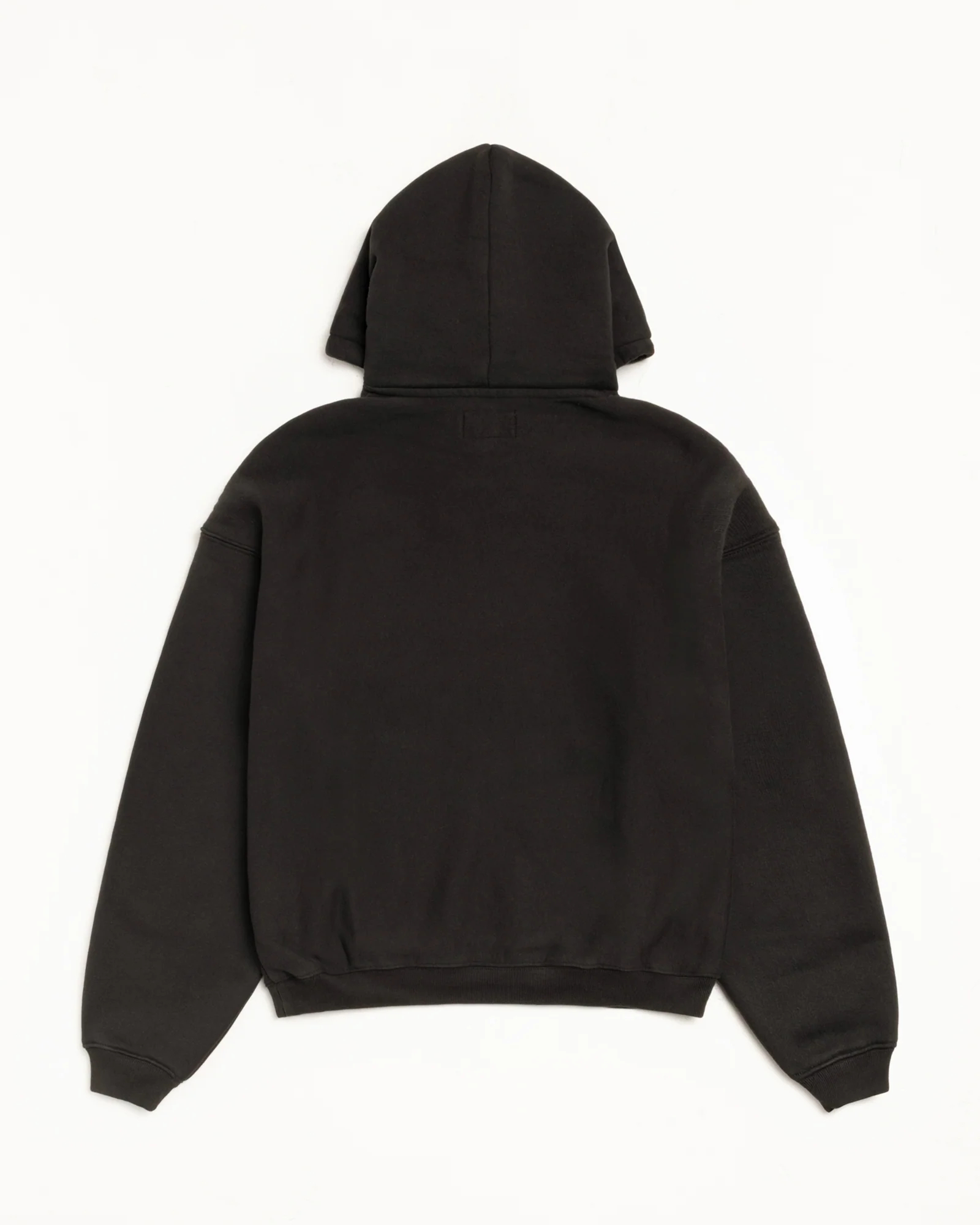 SATIN PATCH HOODIE