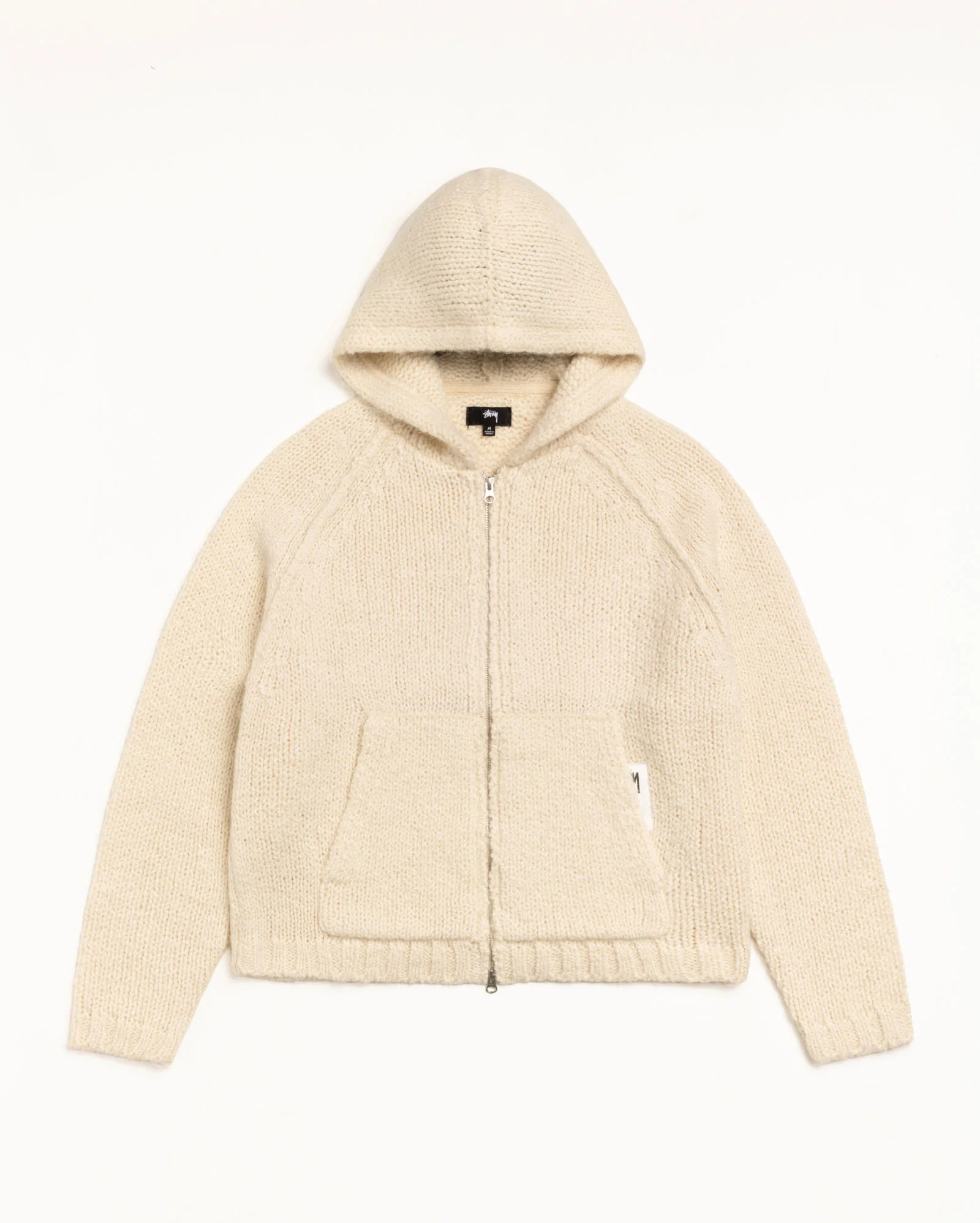 CHUNKY KNIT ZIP HOODIE