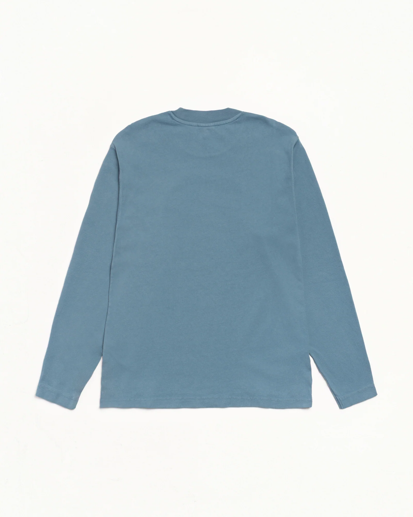 DYED LS MOCK NECK TEE