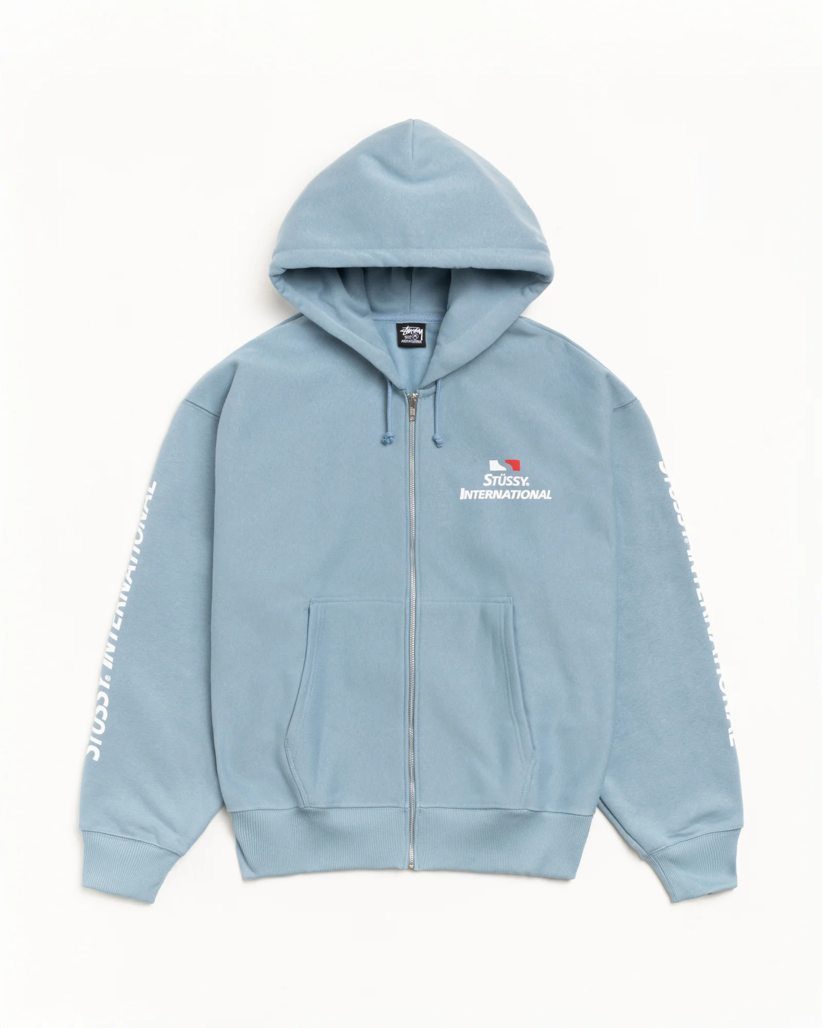 STÜSSY INTERNATIONAL ZIP HOODIE