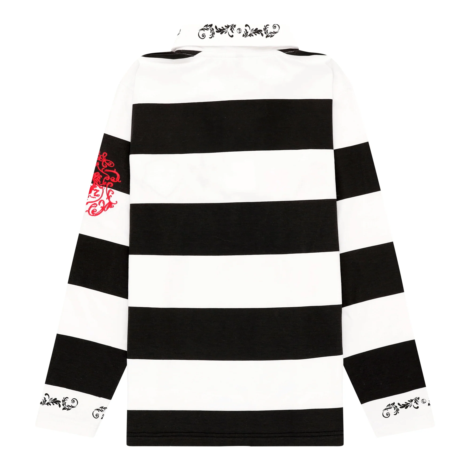 Long Sleeve Polo - High School Black