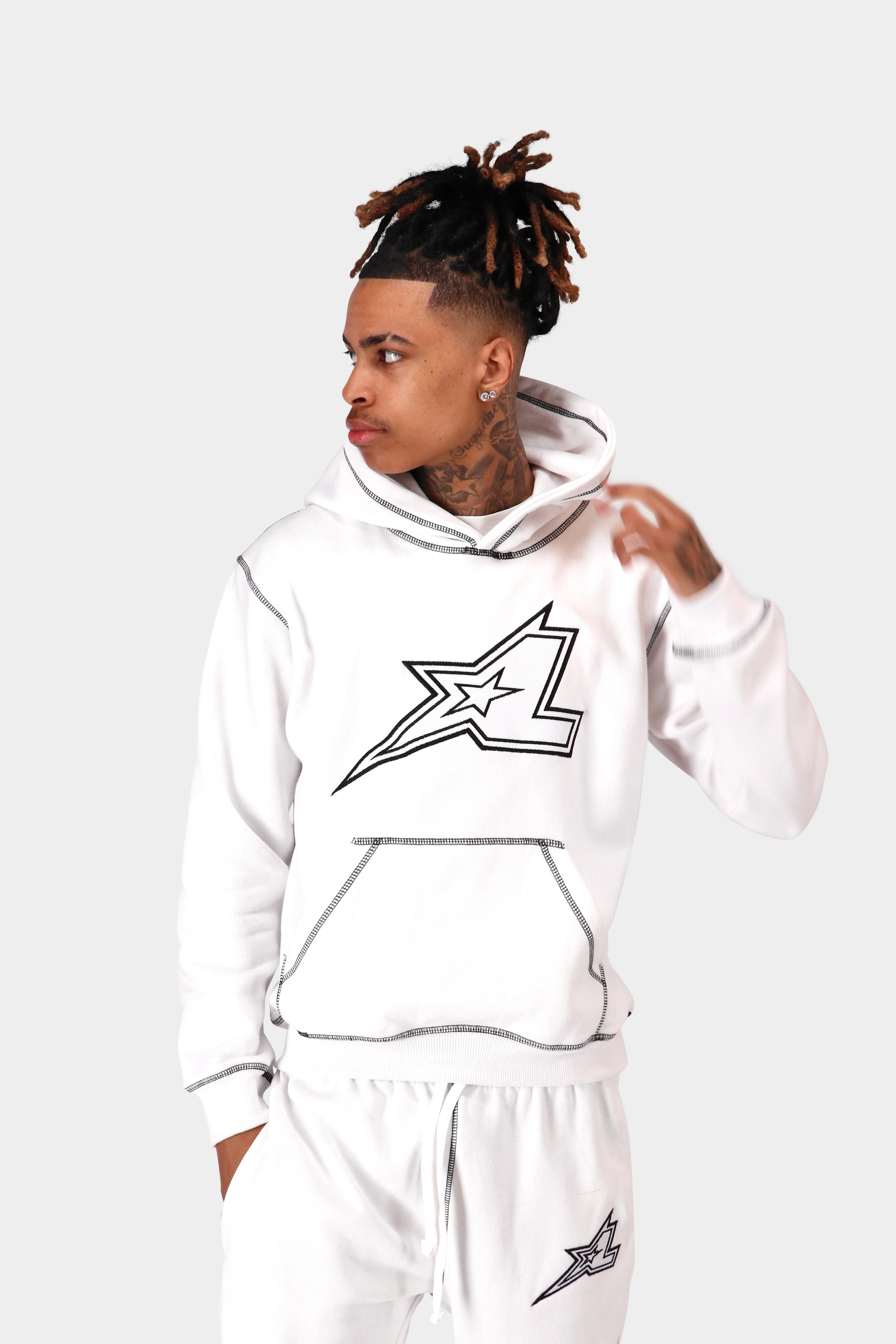 StarLine White Hoodie