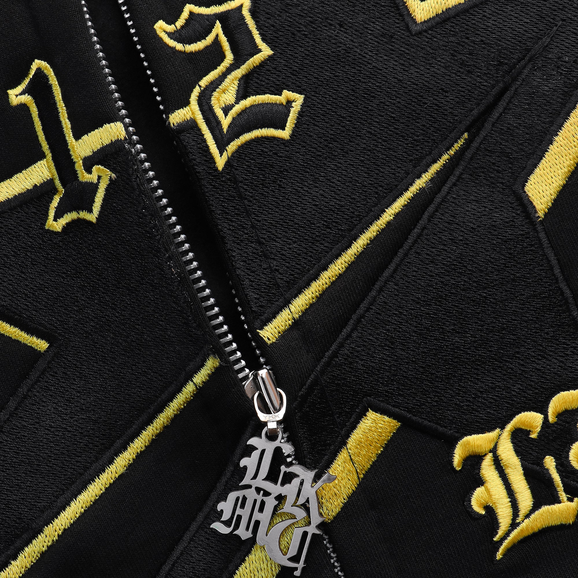 StarBoy Black&Yellow Full Zip Hoodie