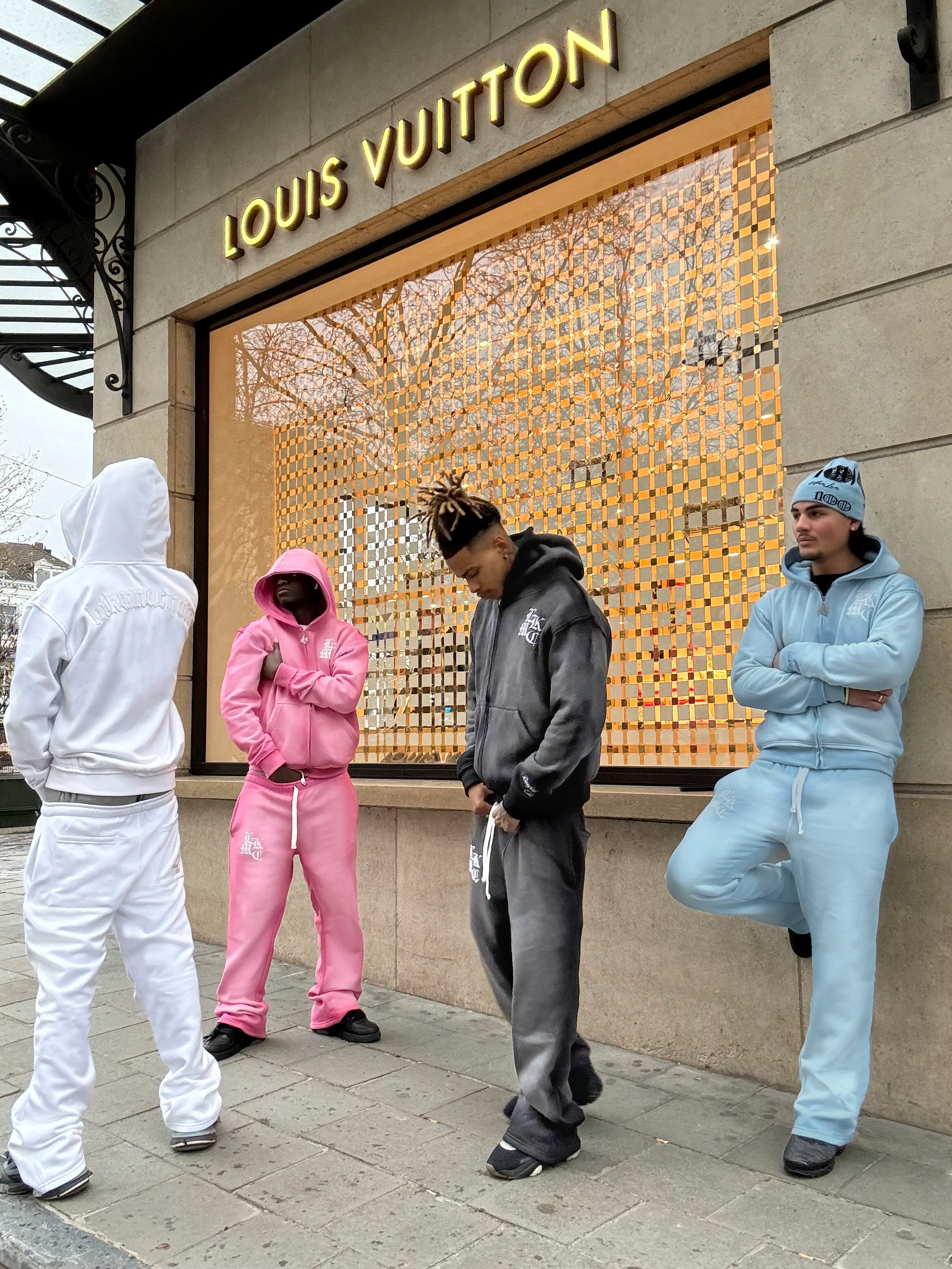 Flared Jogger Baby Blue