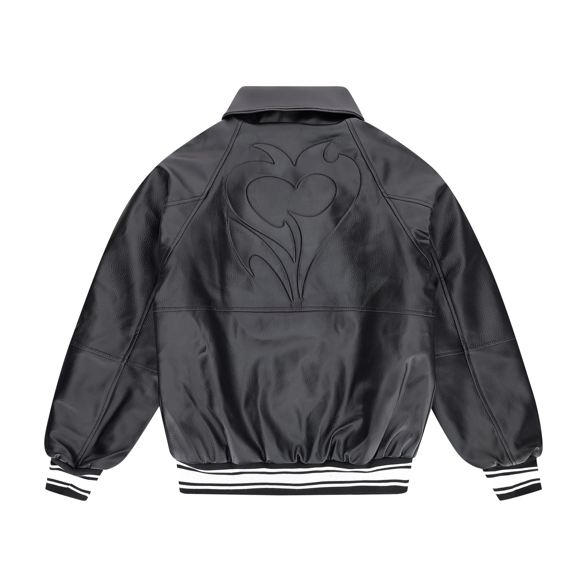 Leather Jacket High School Black