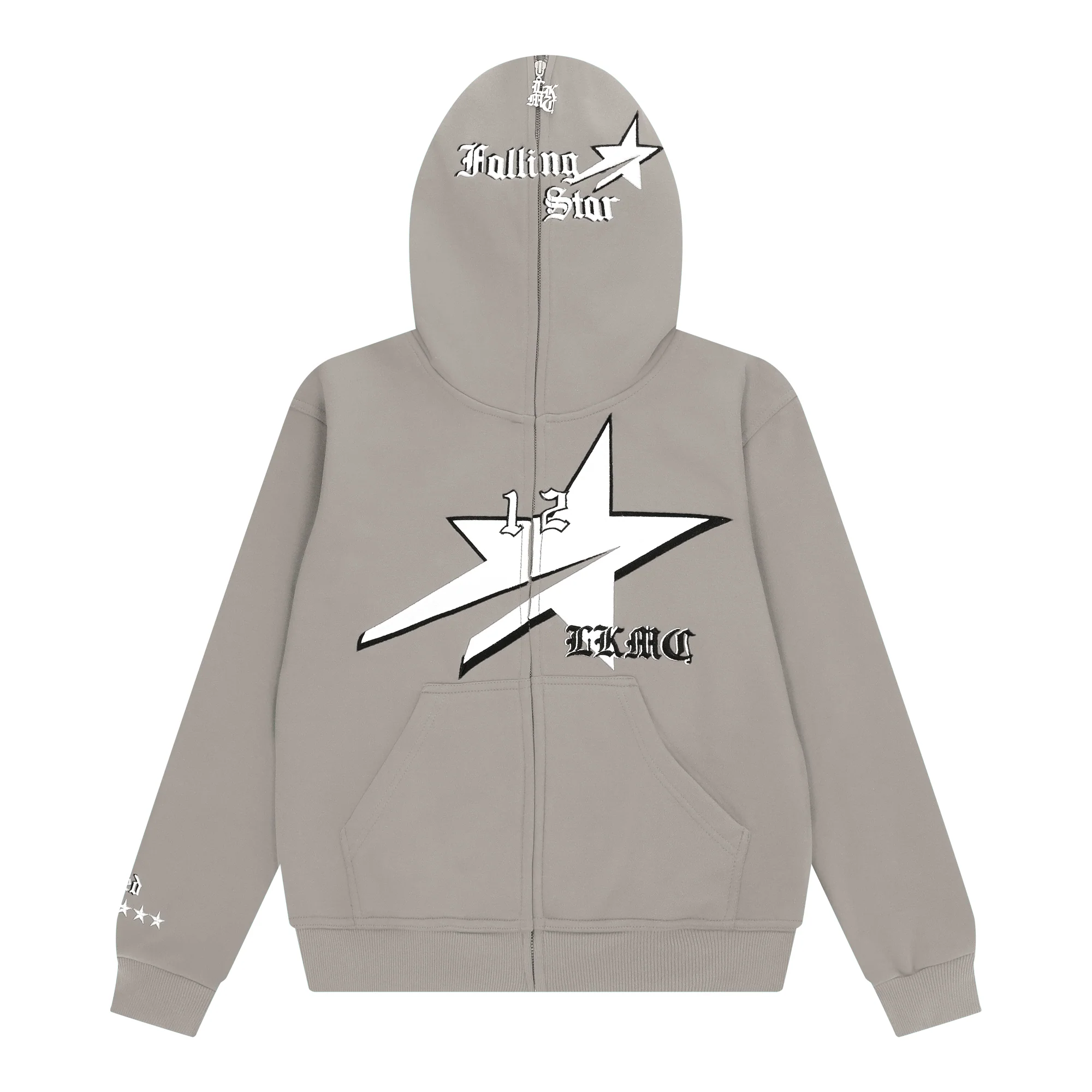 StarBoy Gray Full Zip Hoodie