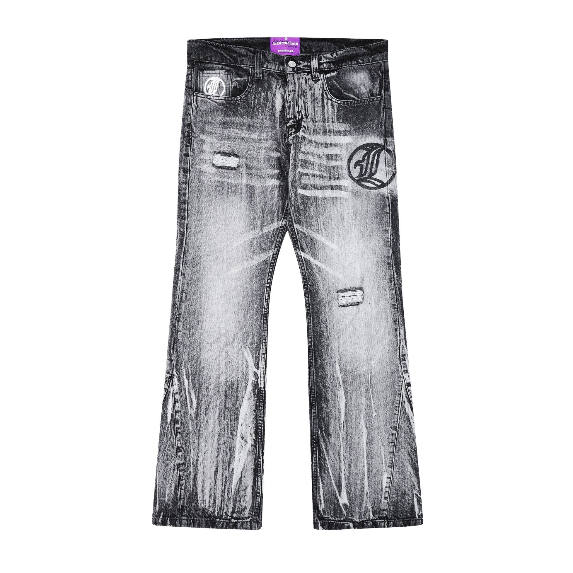 Flared Jeans Series - Gray