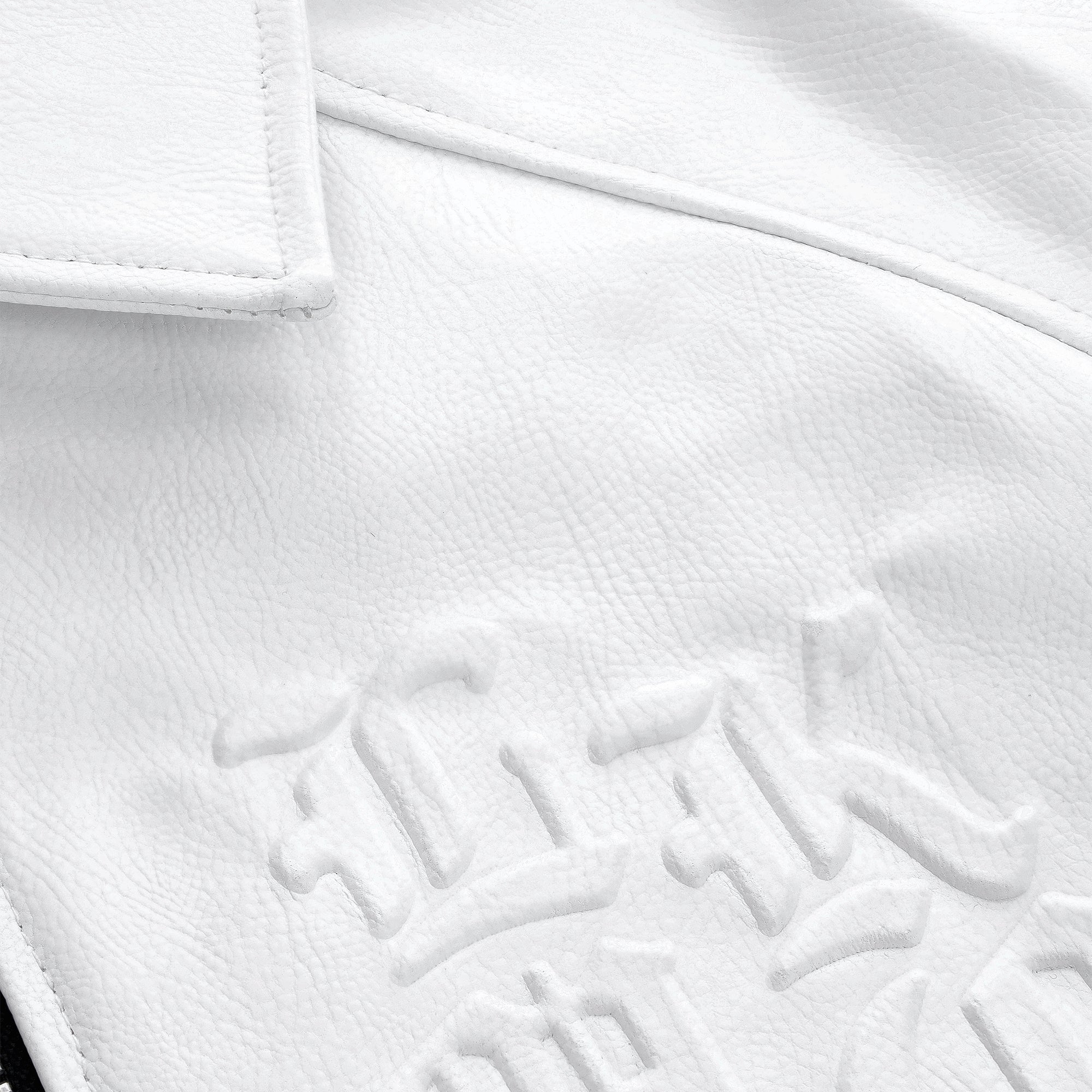 Leather Jacket High School White