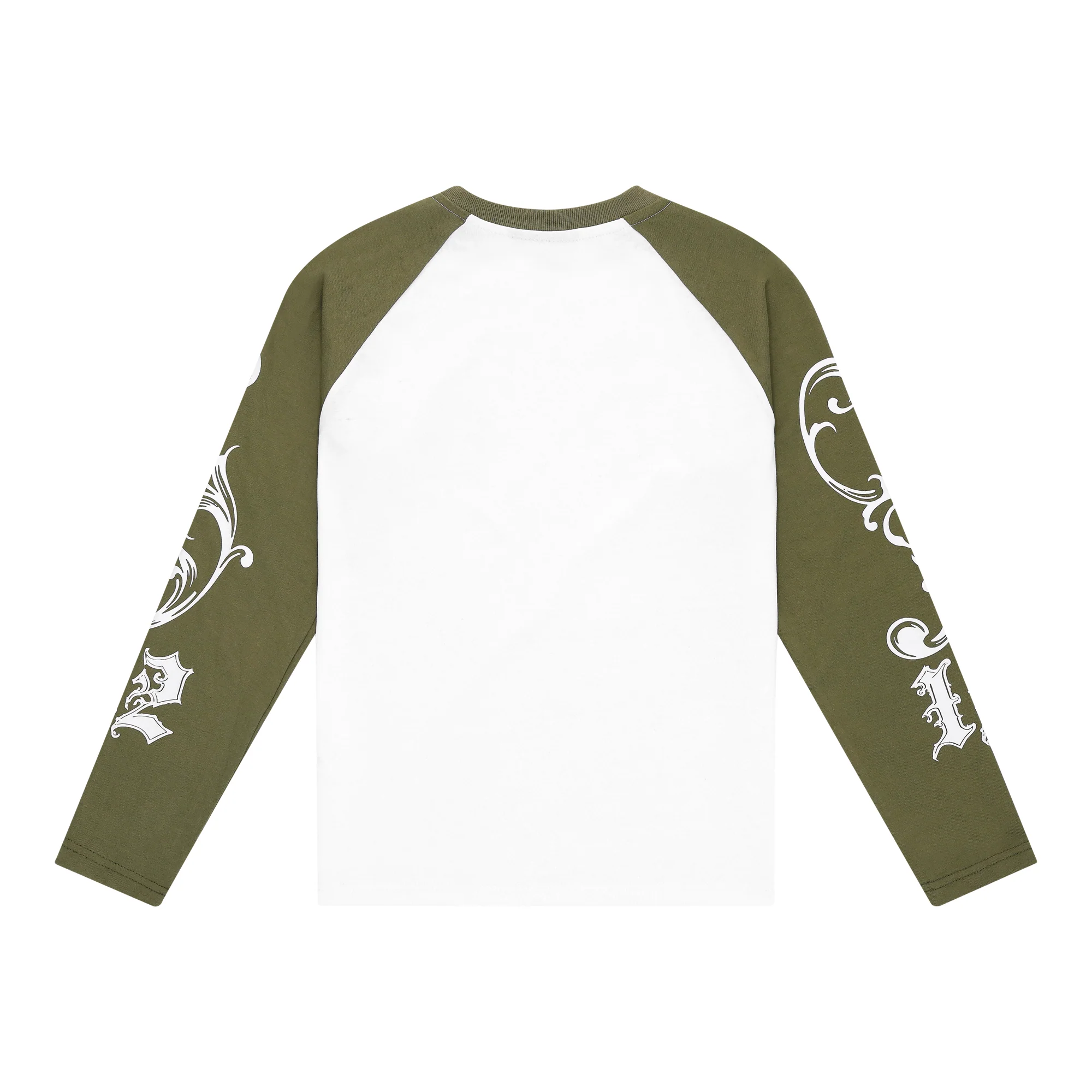 Longsleeve Green - Ancient Flower