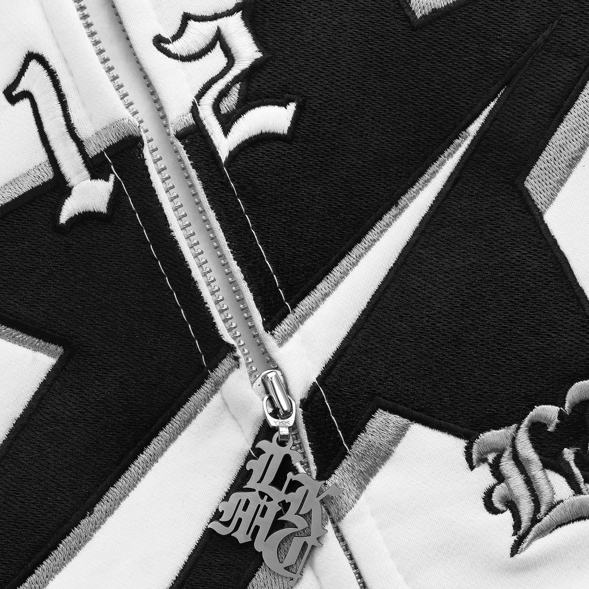 StarBoy white Full Zip Hoodie