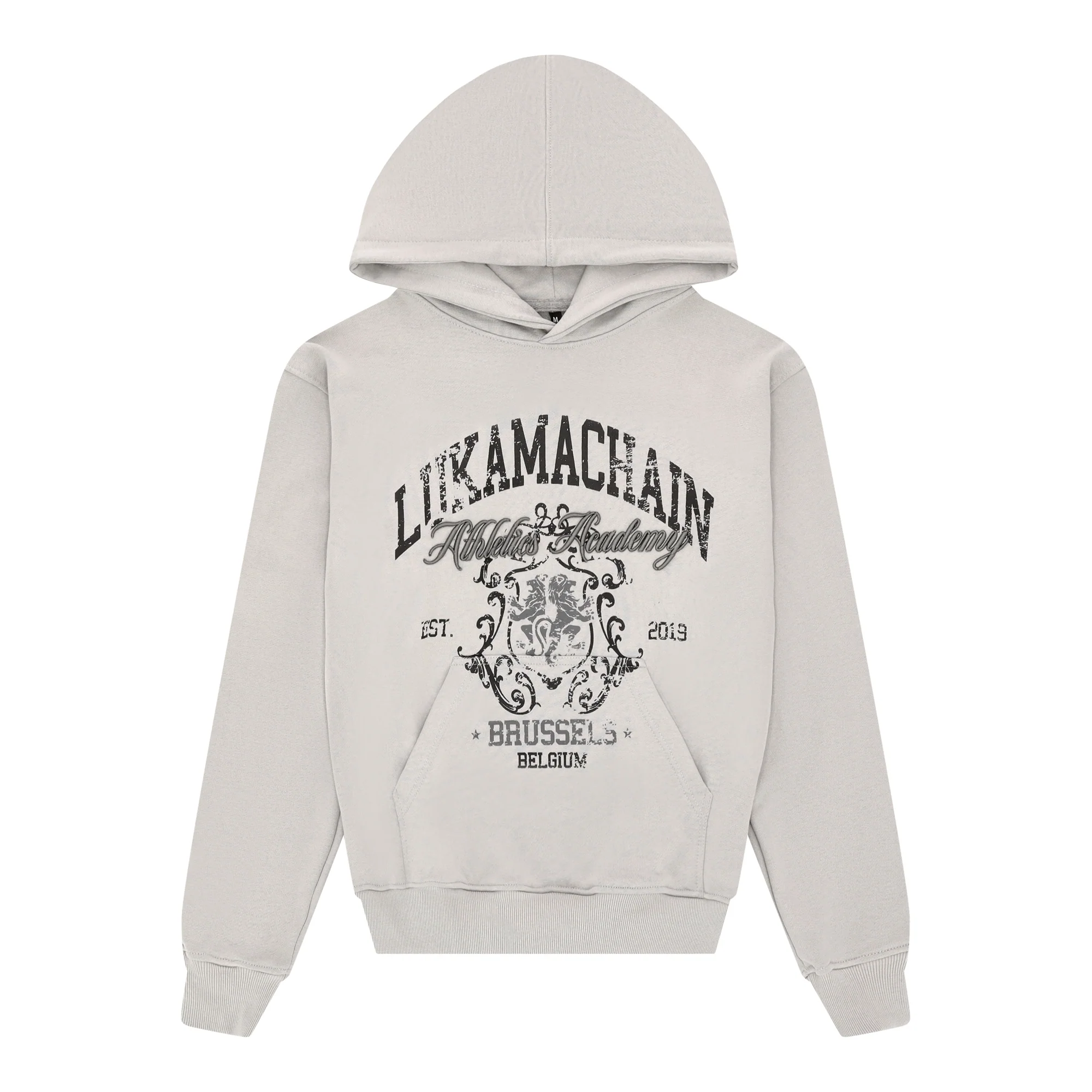 Hoodie High School Gray