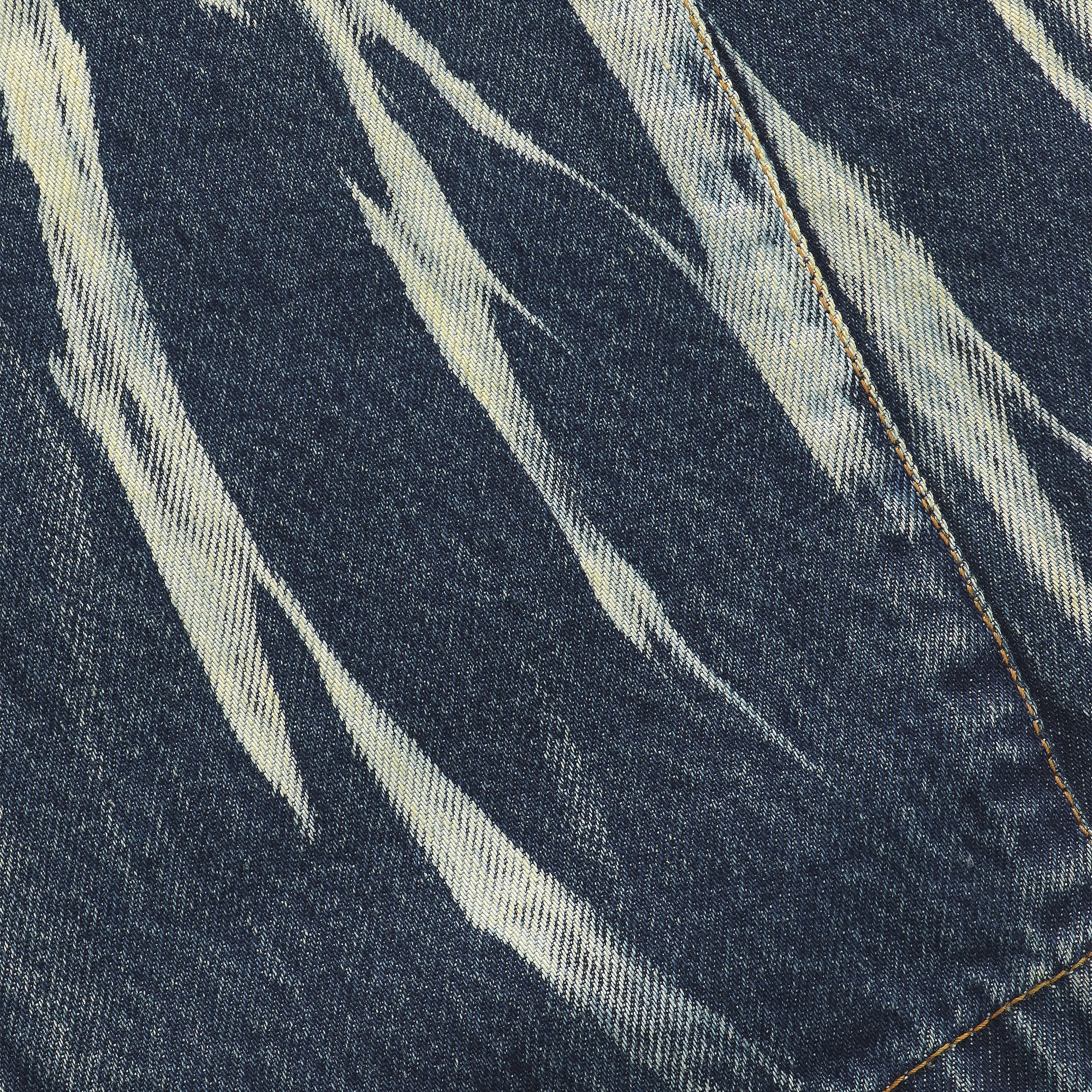 Flared Jeans Series  - Blue Yellow