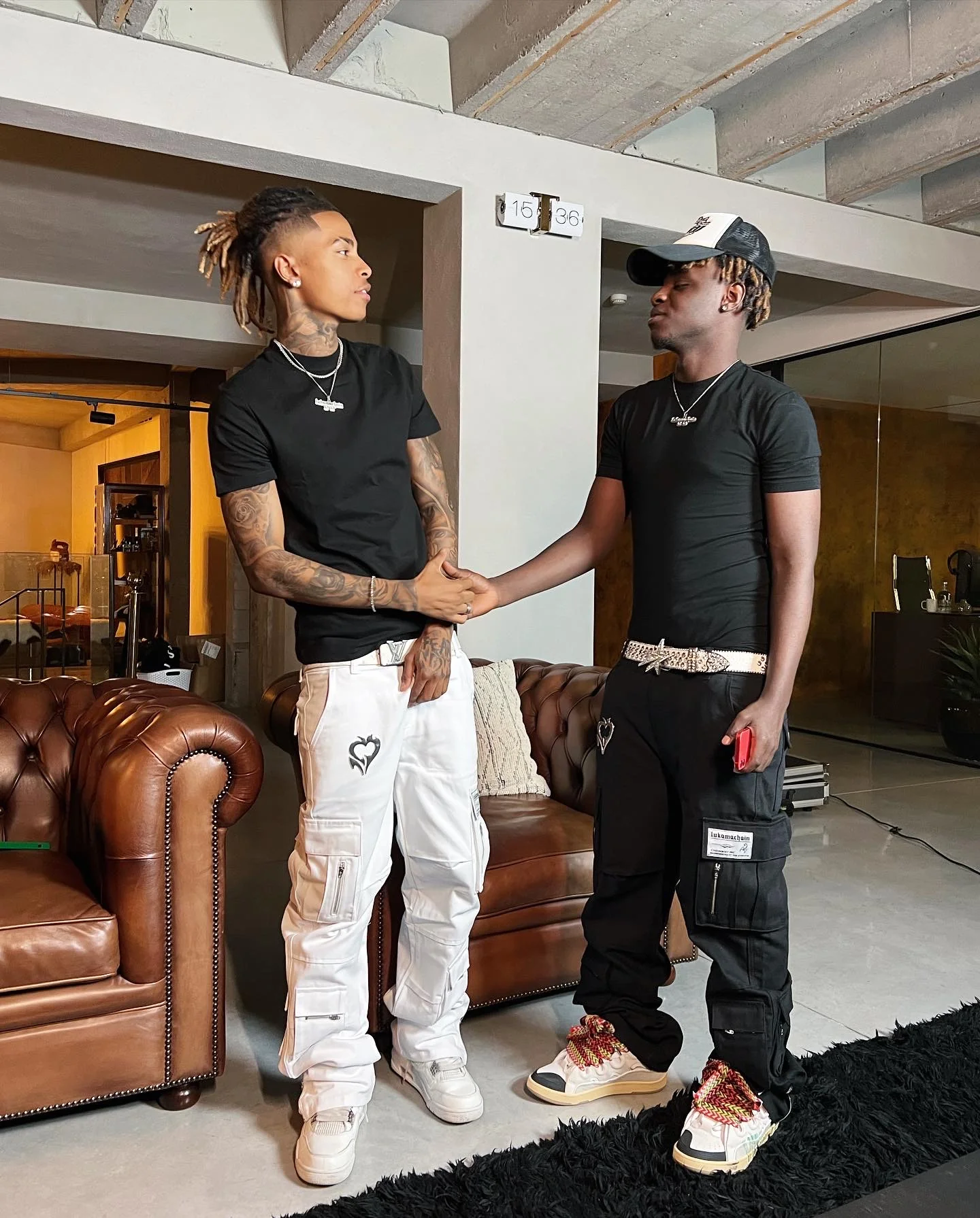 Chrome Cargo Pants Black