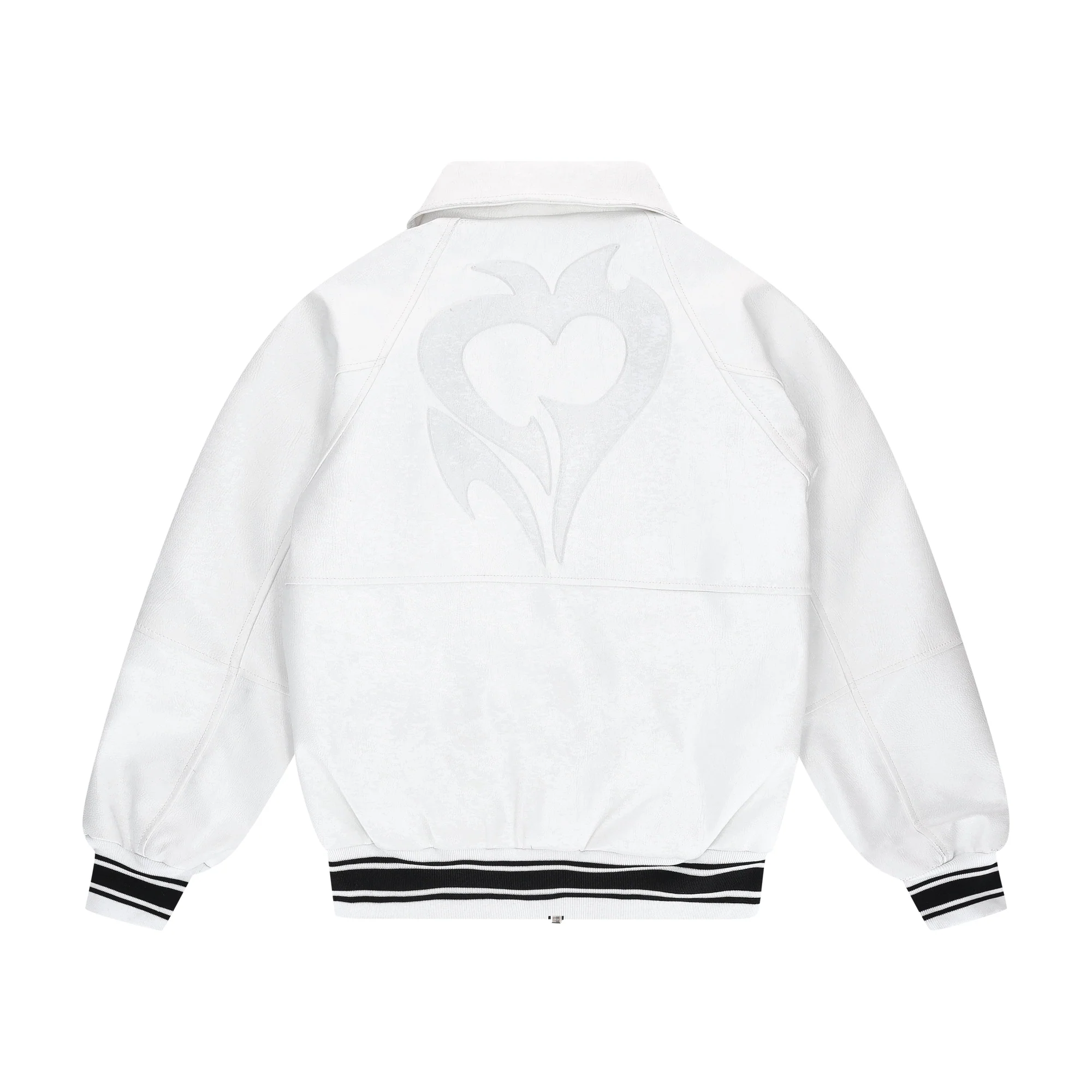 Leather Jacket High School White