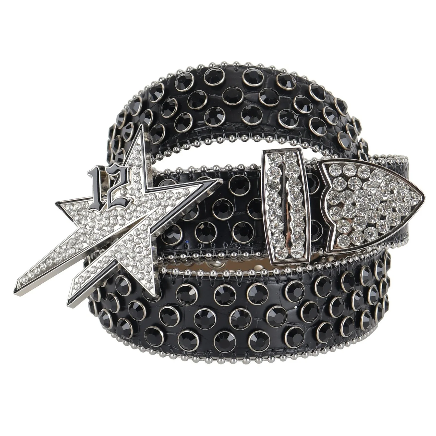 Diamond Star Belt Black