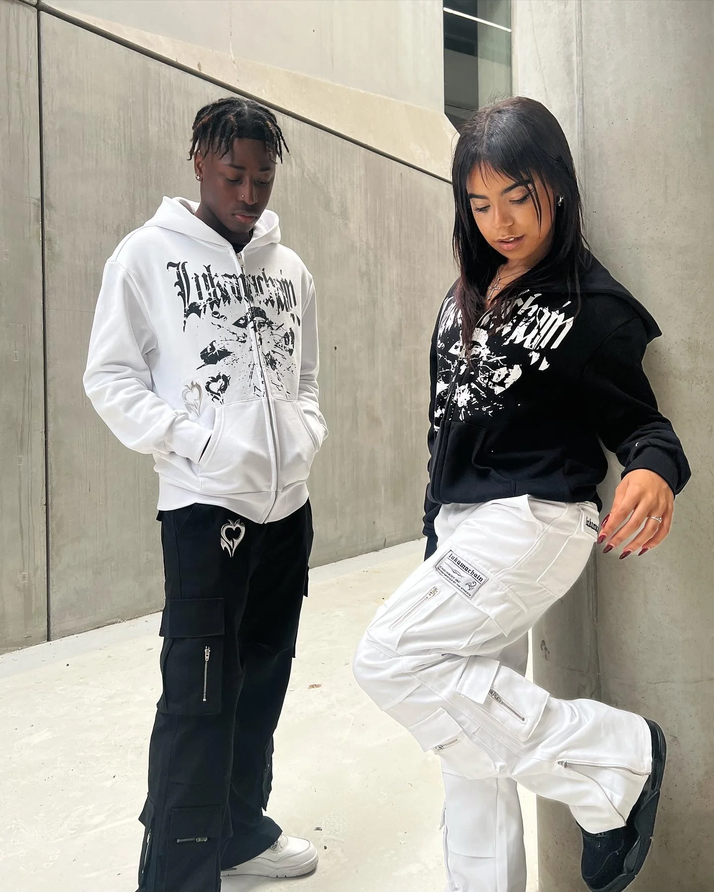 Chrome Cargo Pants Black