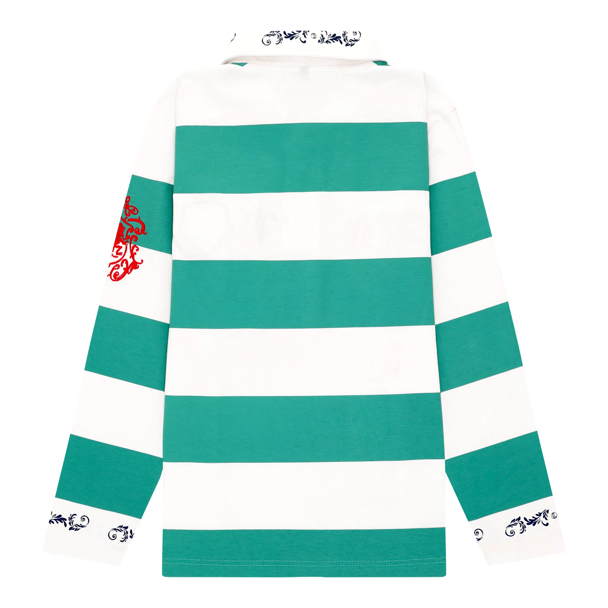 Long Sleeve Polo - High School Ocean Green