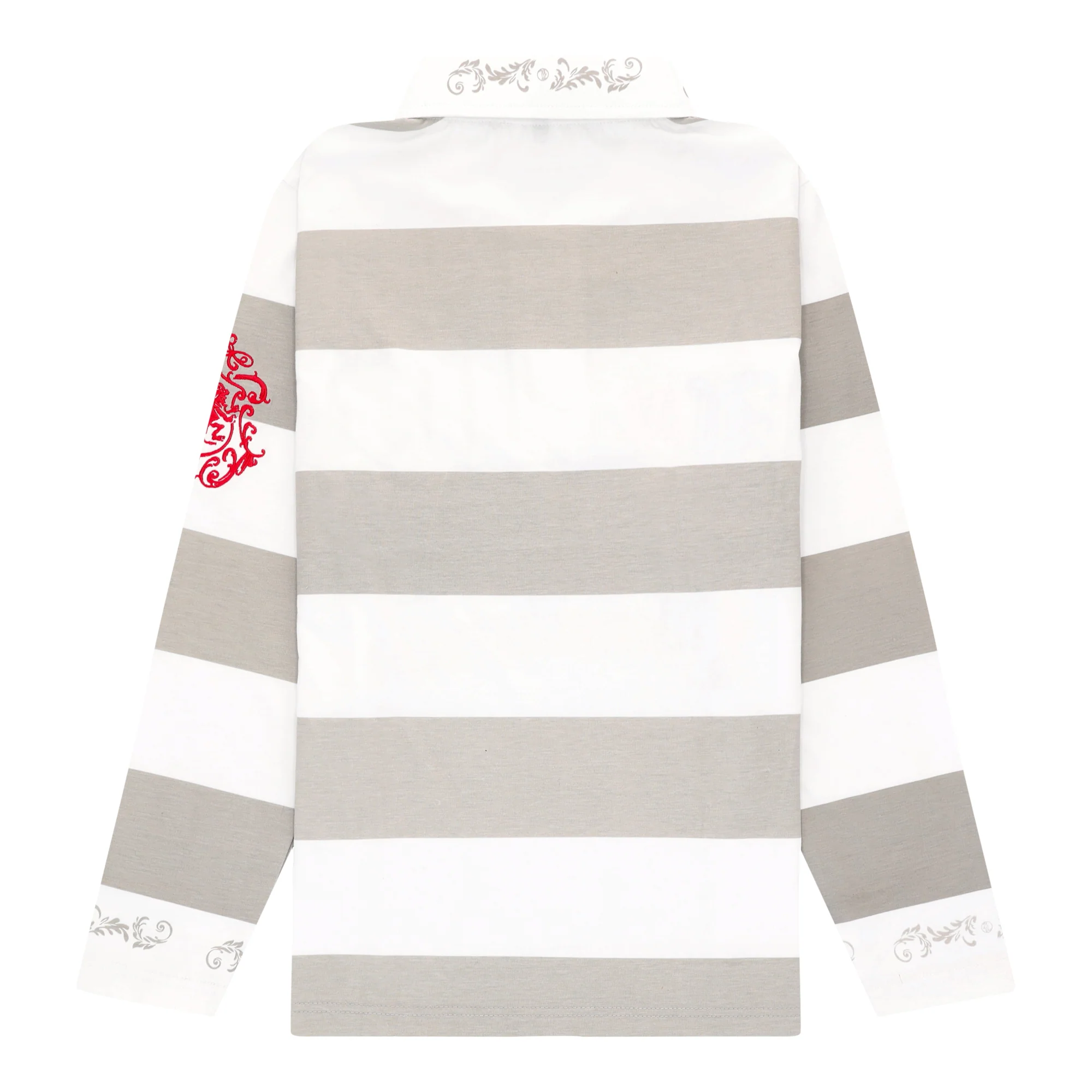 Long Sleeve Polo - High School Gray