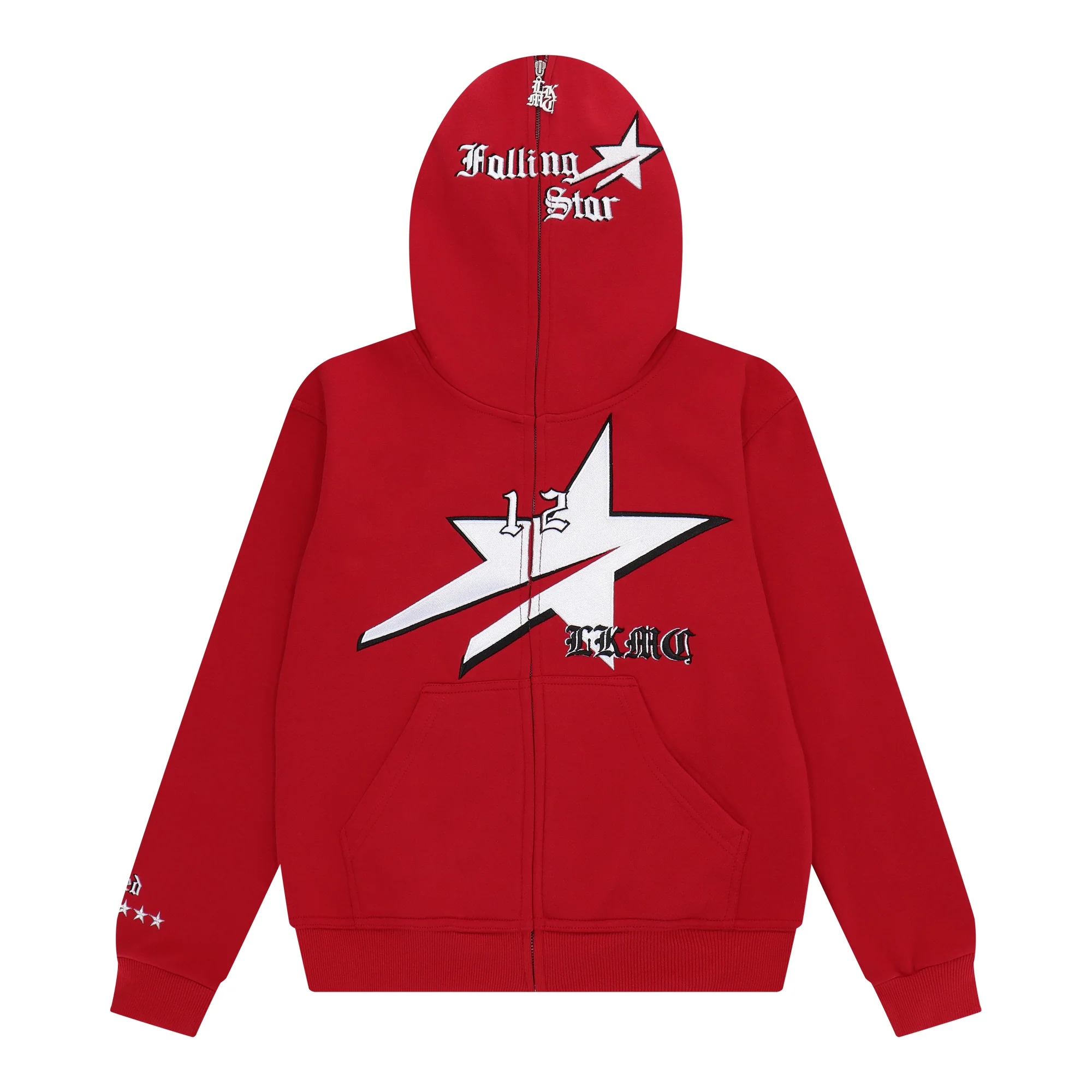 StarBoy Red Full Zip Hoodie