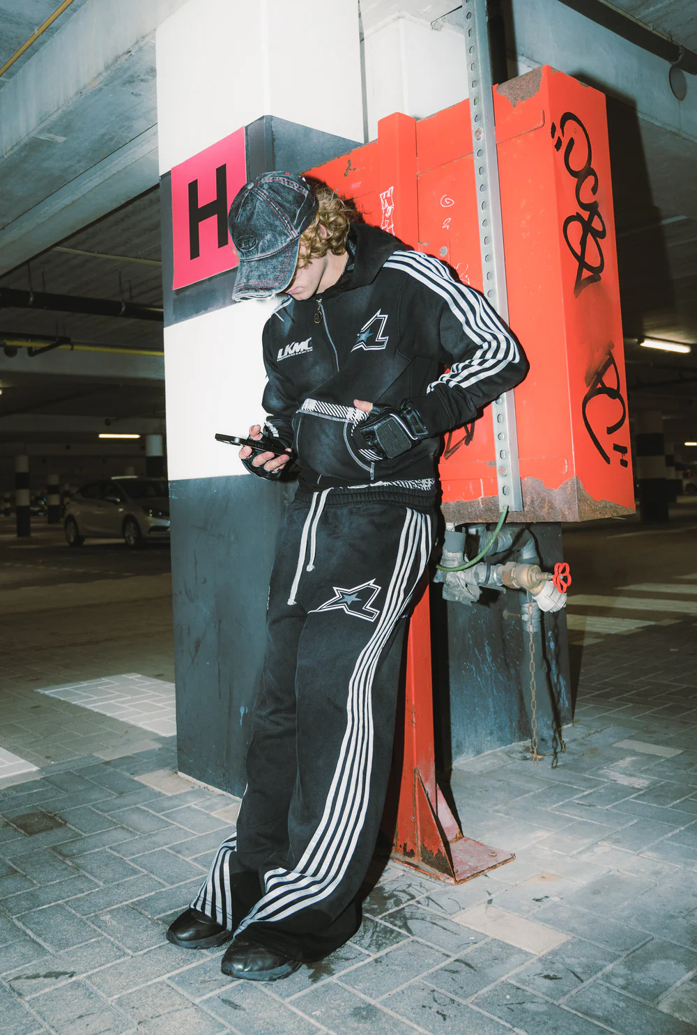 Jogger Striped - Black