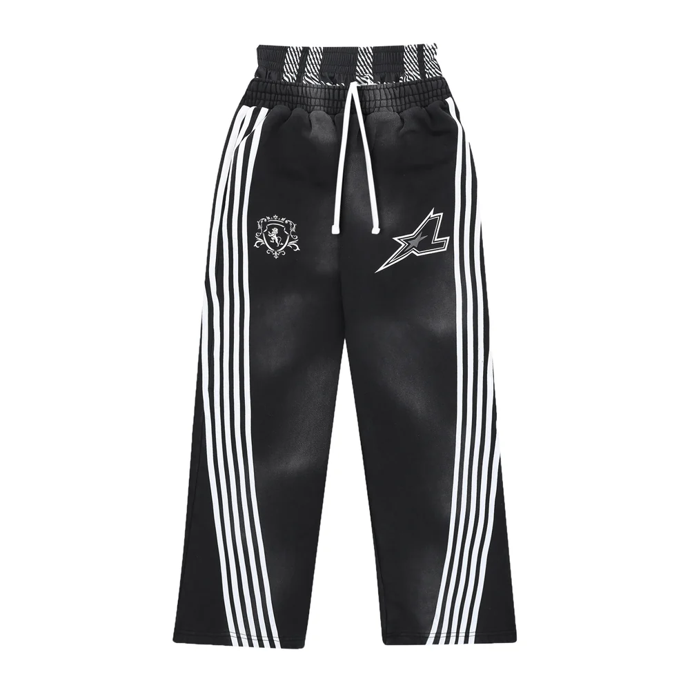 Jogger Striped - Black