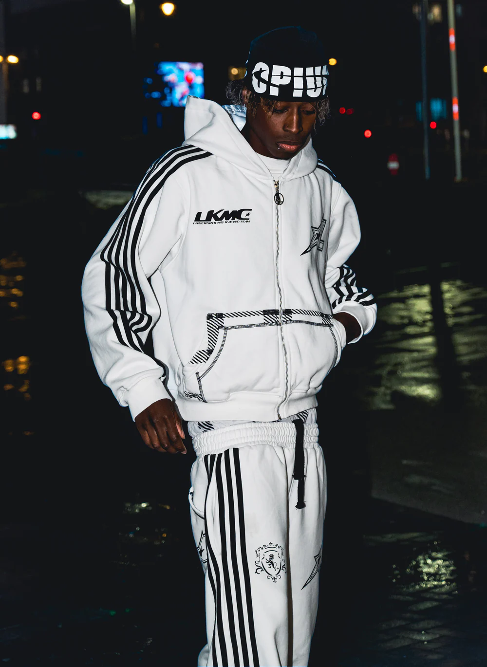 Jogger Striped - White