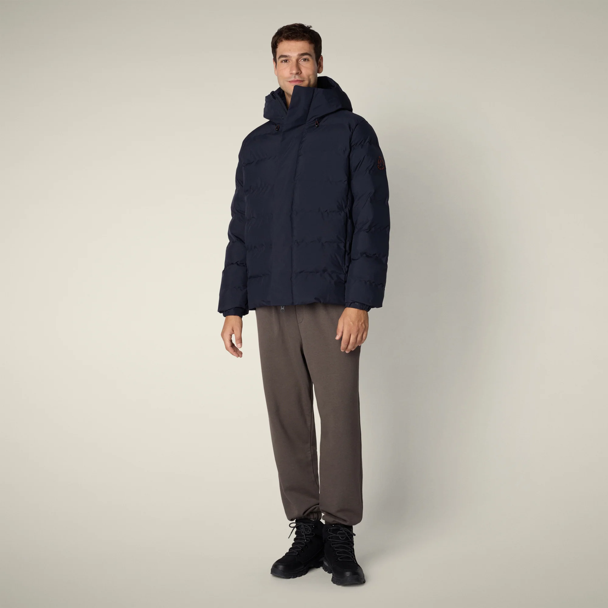 Men's Parka Leland in Blue Black