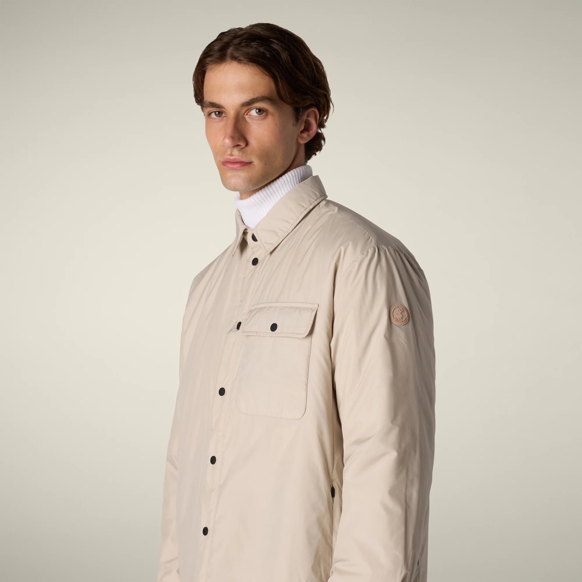 Men's jacekt stellan in rainy beige