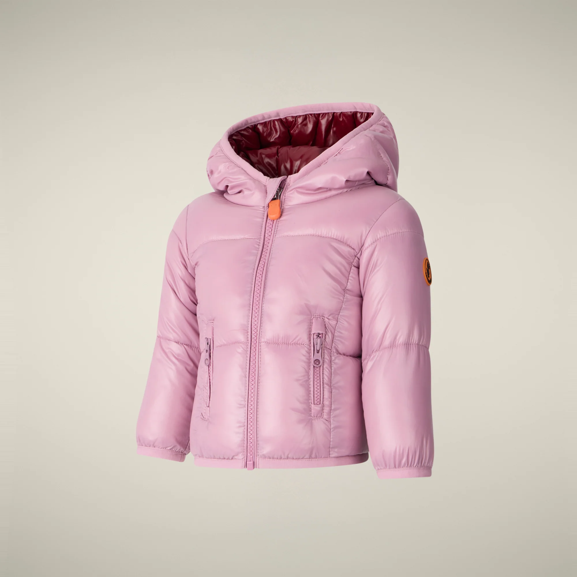Unisex kids' puffer jacket Jody in wild orchid
