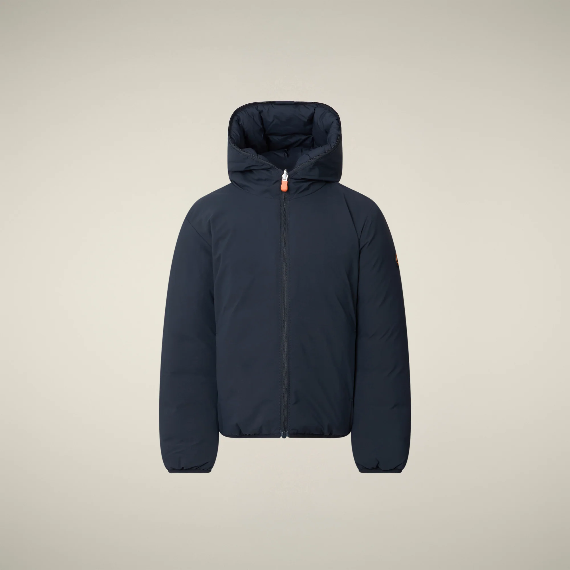 Boys' animal free Reversible  puffer Jacket oliver  in blue black